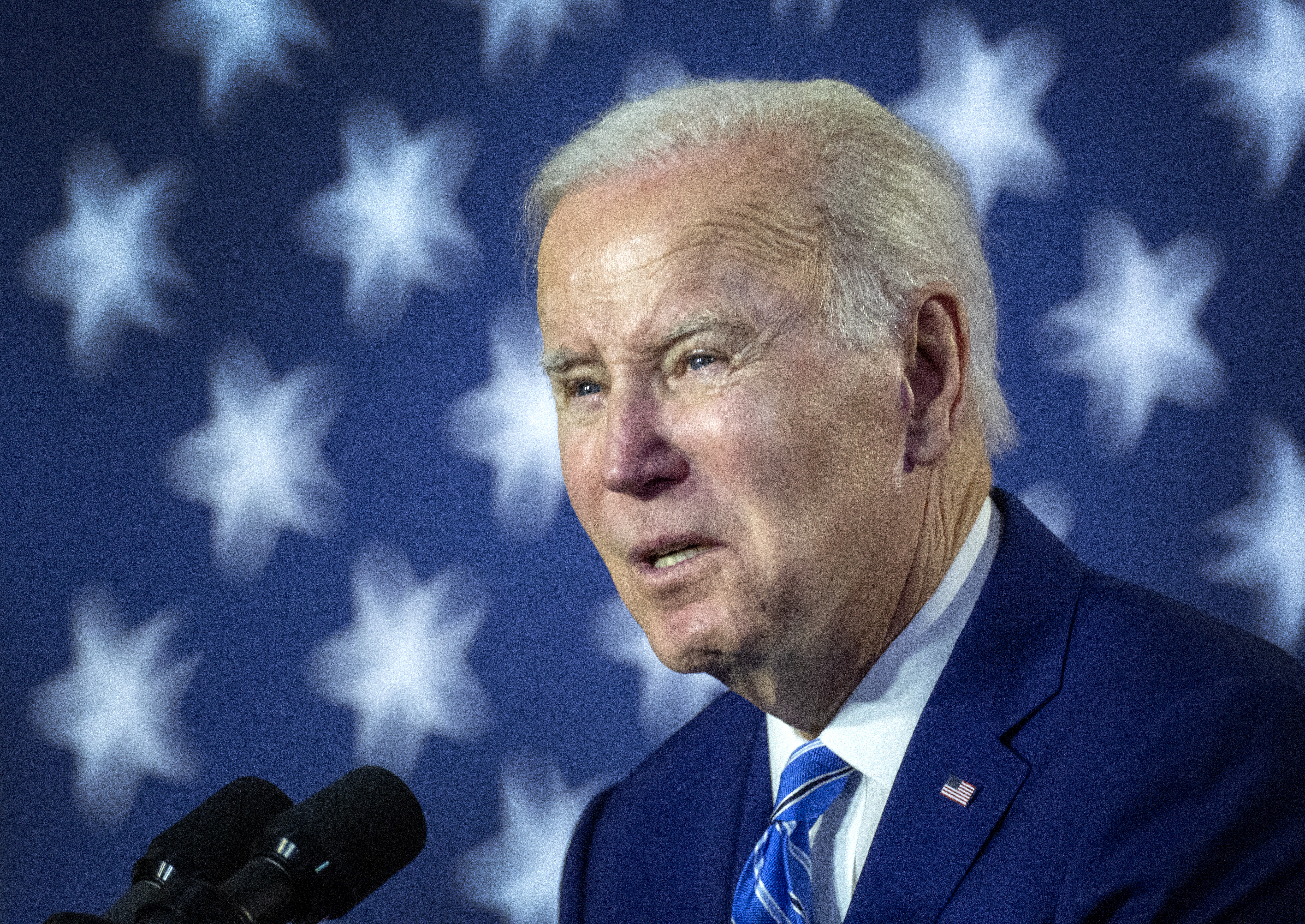 US President Joe Biden speaks on healthcare in Tampa