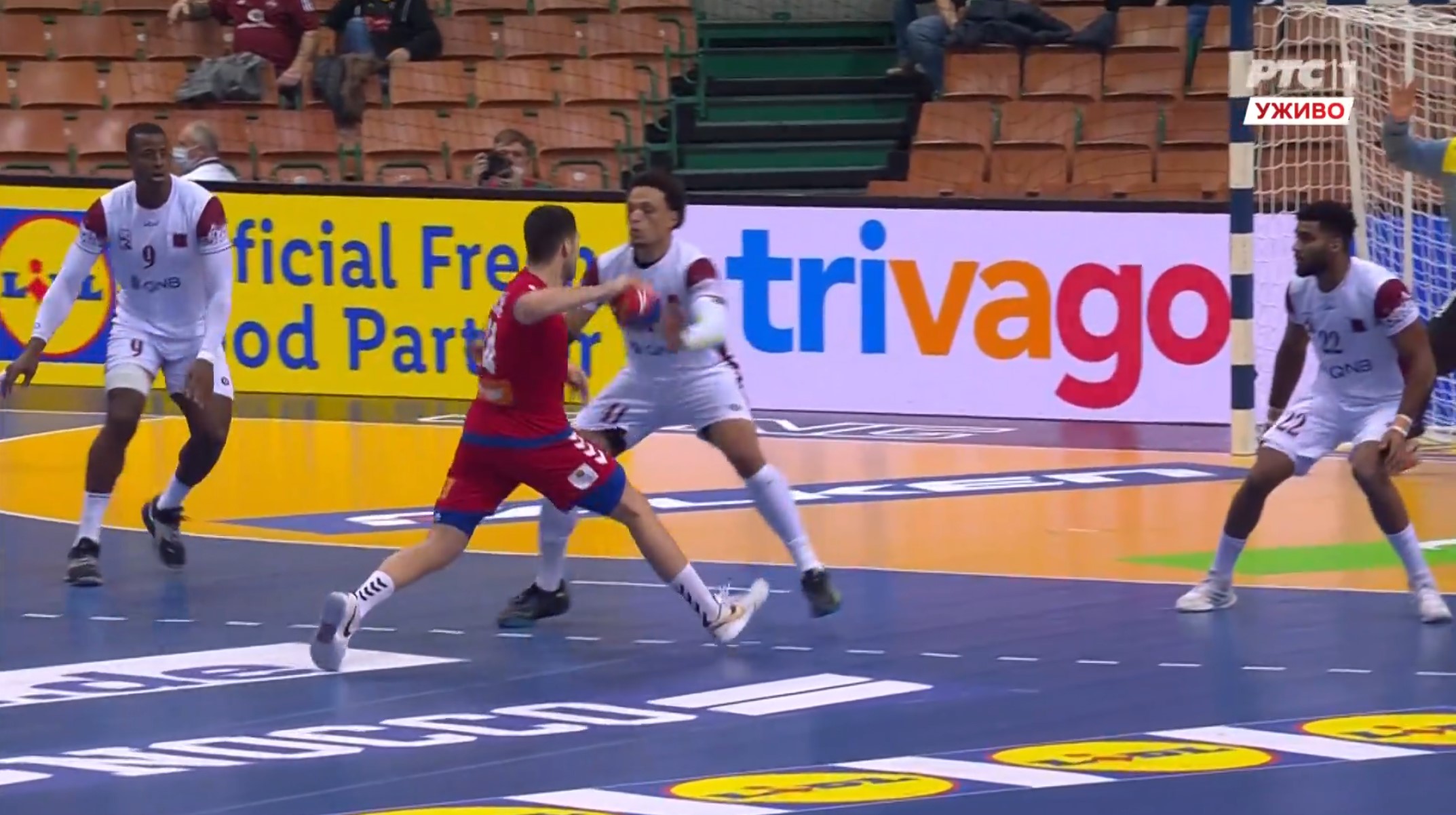 Rukomet, Srbija, Katar Foto: Printscreen/RTS