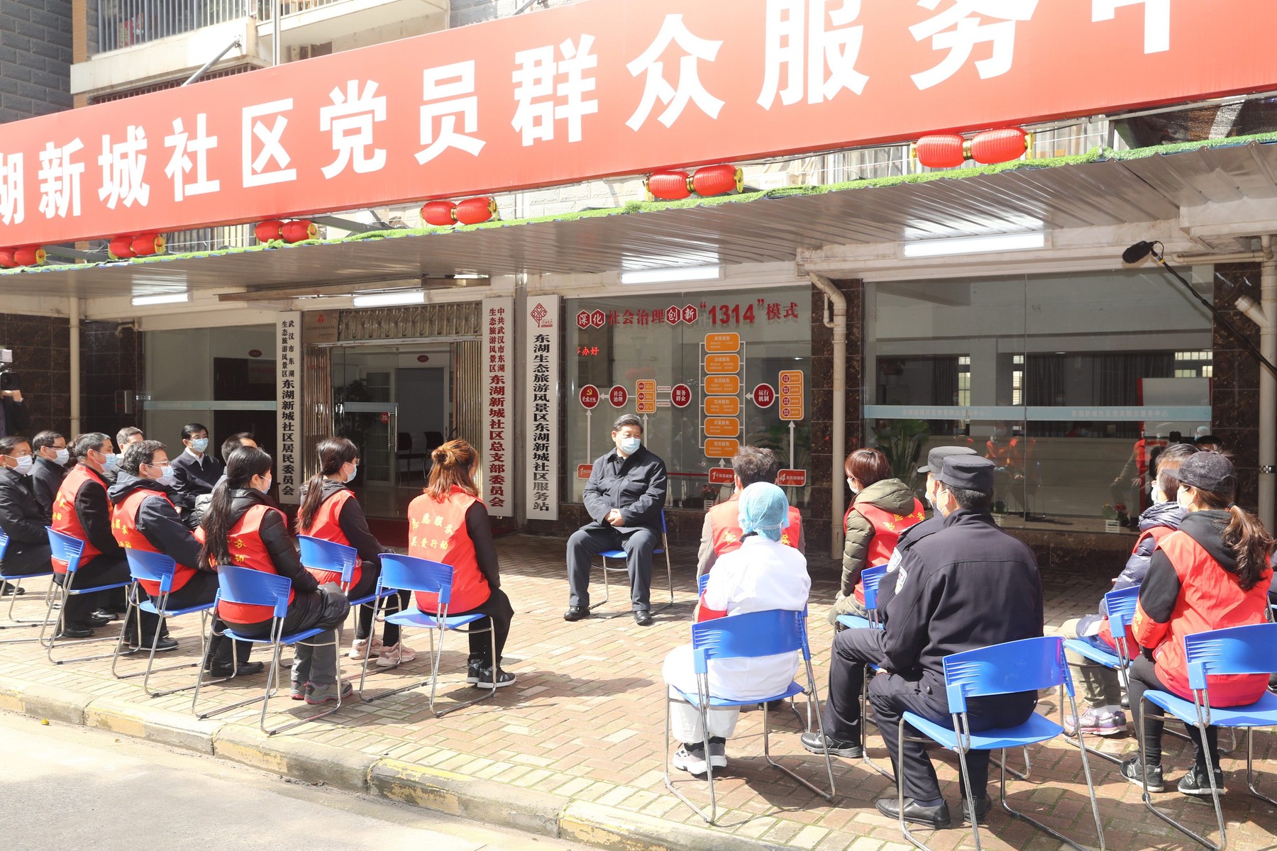 vuhan CHINA-WUHAN-XI JINPING-COVID-19-EPIDEMIC PREVENTION AND CONTROL-INSPECTION (CN)