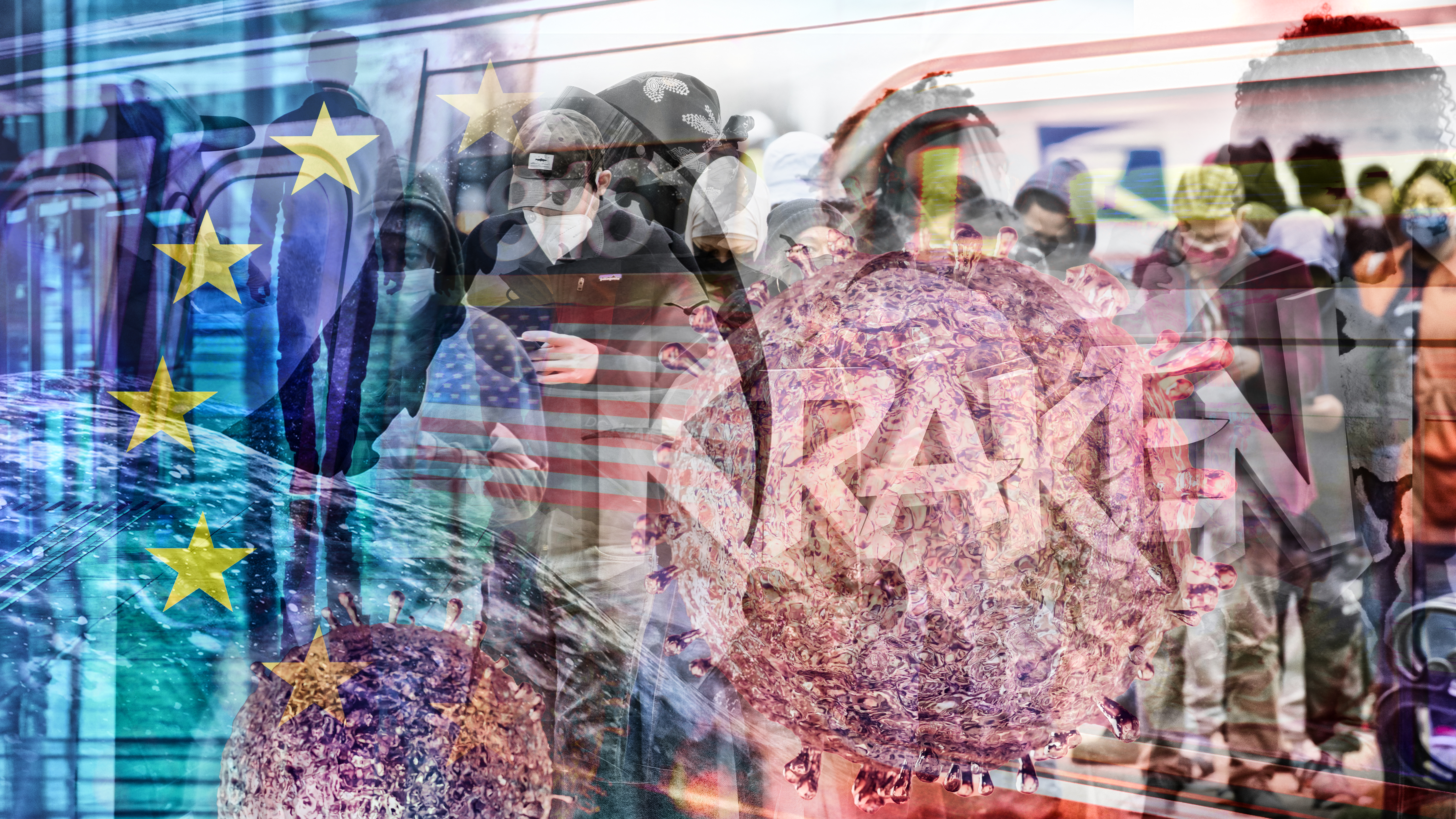 Virus,Cells,Abstract,3d,Illustration