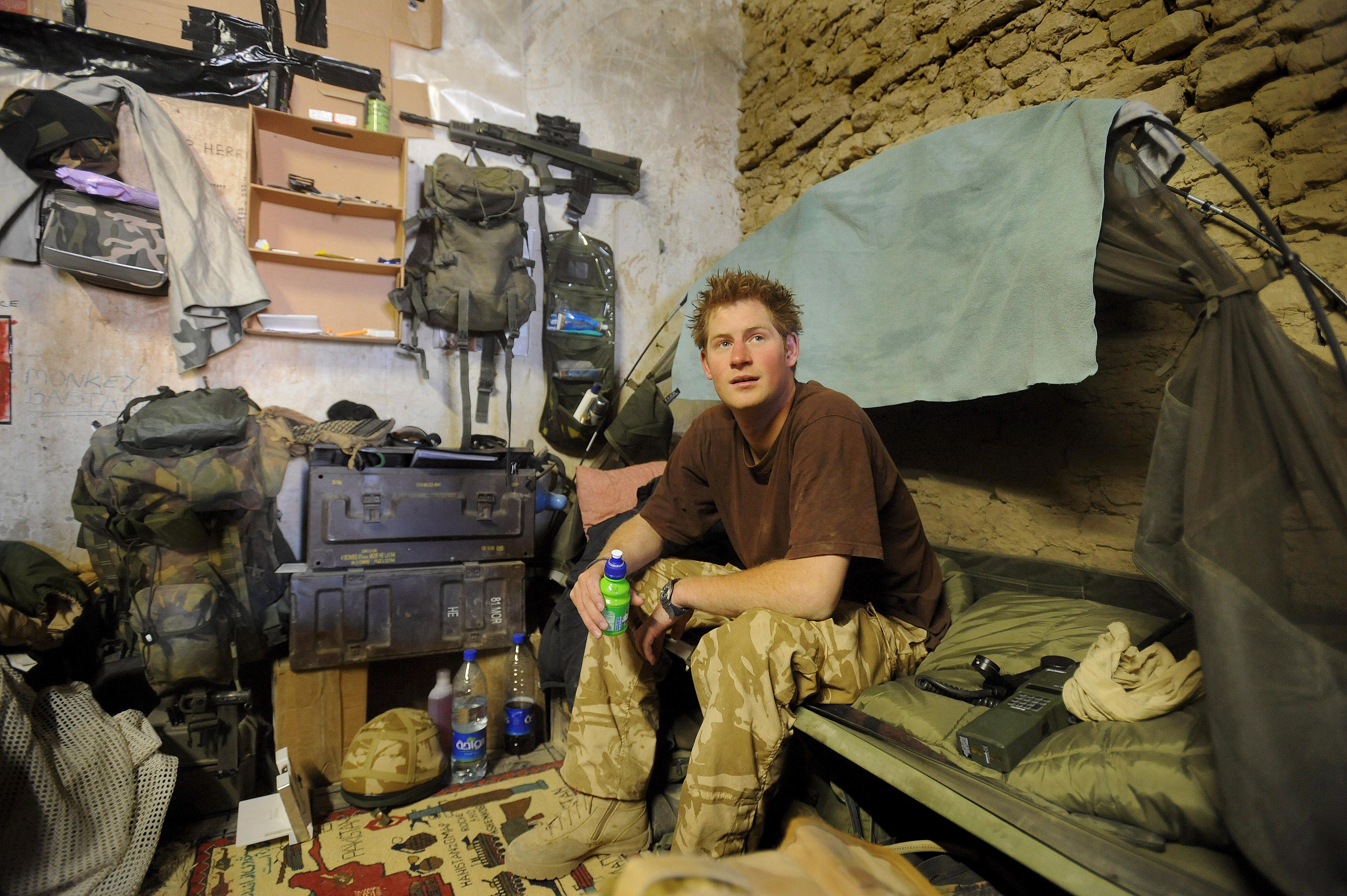 Britain's Prince Harry fighting in Afghanistan