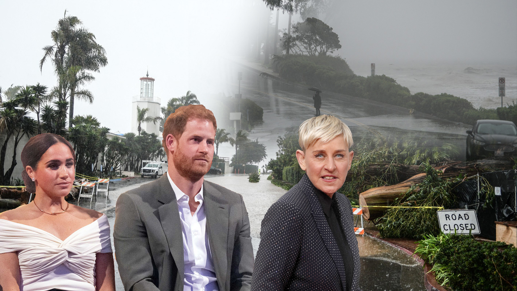 Megan Markl, princ Hari, Elen Deženeris, Kalifornija, nevreme, kombo Foto: NRP/MEGA / The Mega Agency / Profimedia/EPA-EFE/Mischa Schoemaker /NINA PROMMER