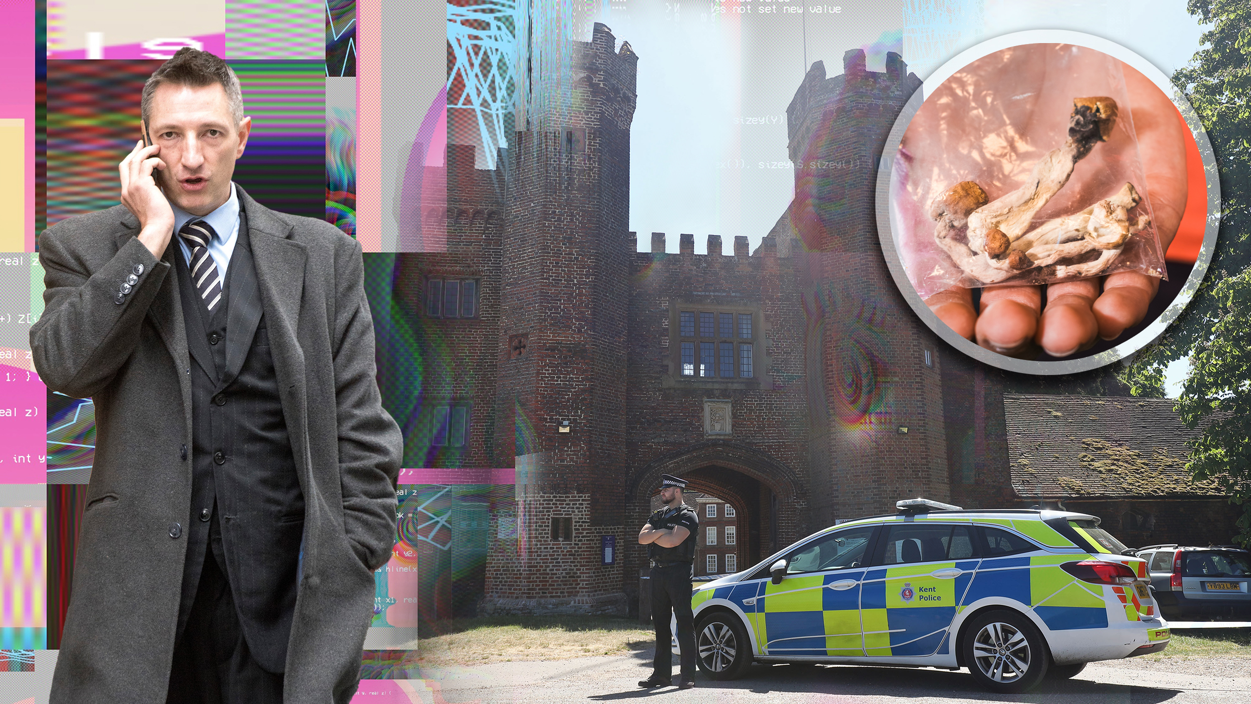 Lullingstone Castle in Eynsford, LSD, Simon Giles