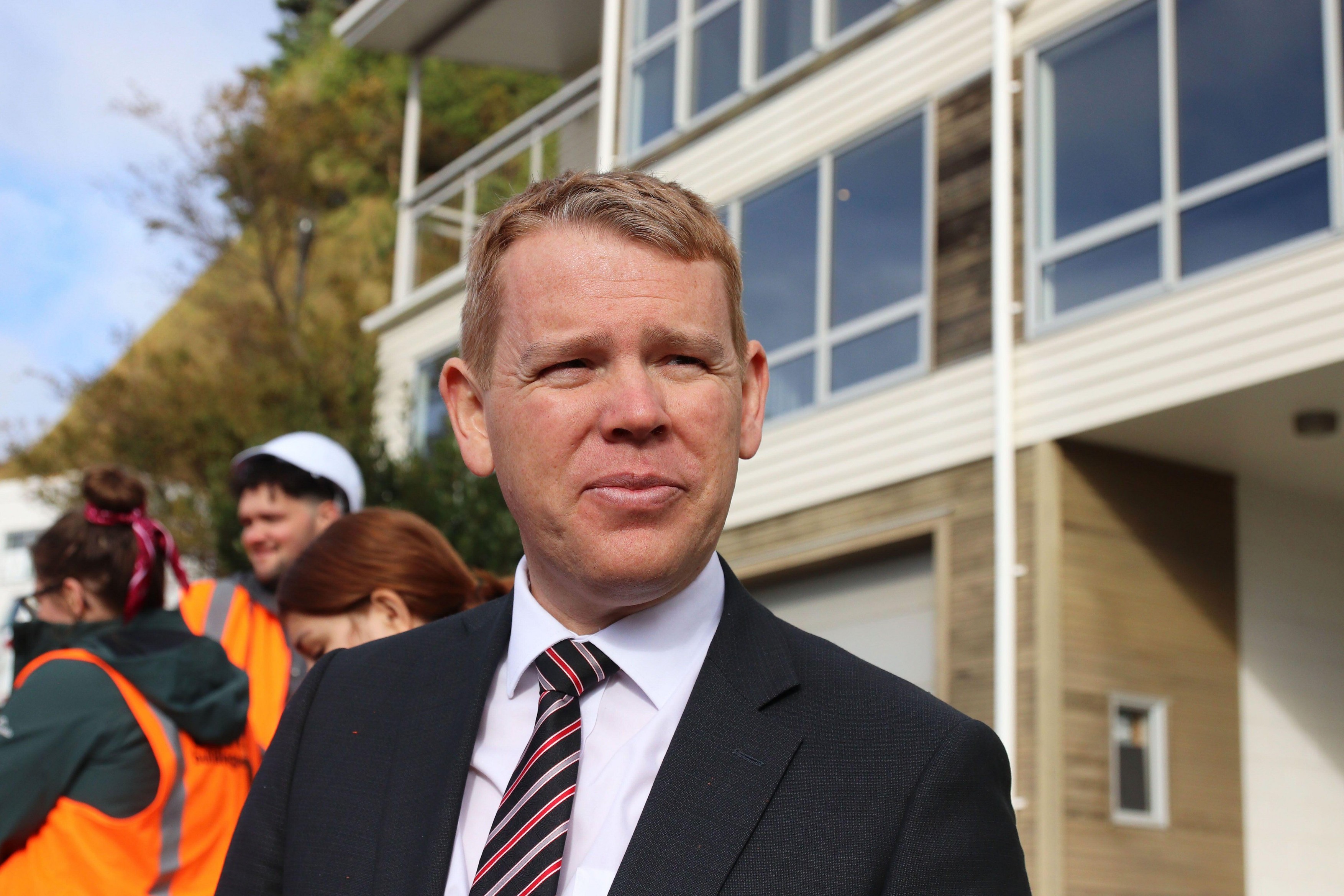 Wellington, New Zealand, 21 July 2021. New Zealand Covid Response Minister Chris Hipkins after holding a press conference. Credit: Lynn Grieveson/Alamy Live News