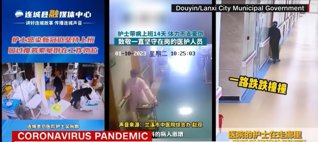 Kina medicinska sestra korona