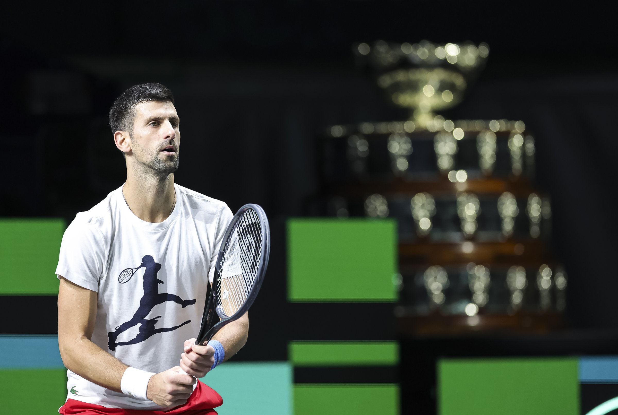 during the 2023 Davis Cup  Final at Palacio de Deportes José María Martín Carpena, on November 22, 2023 in Malaga, Spain. (Photo by Srdjan Stevanovic/Starsport.rs ©)