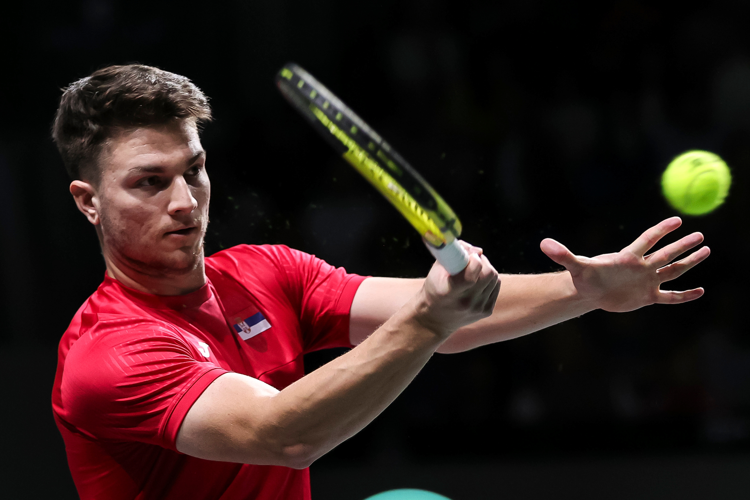 2023 Davis Cup Final Malaga - Srbija v Italija - Semifinal