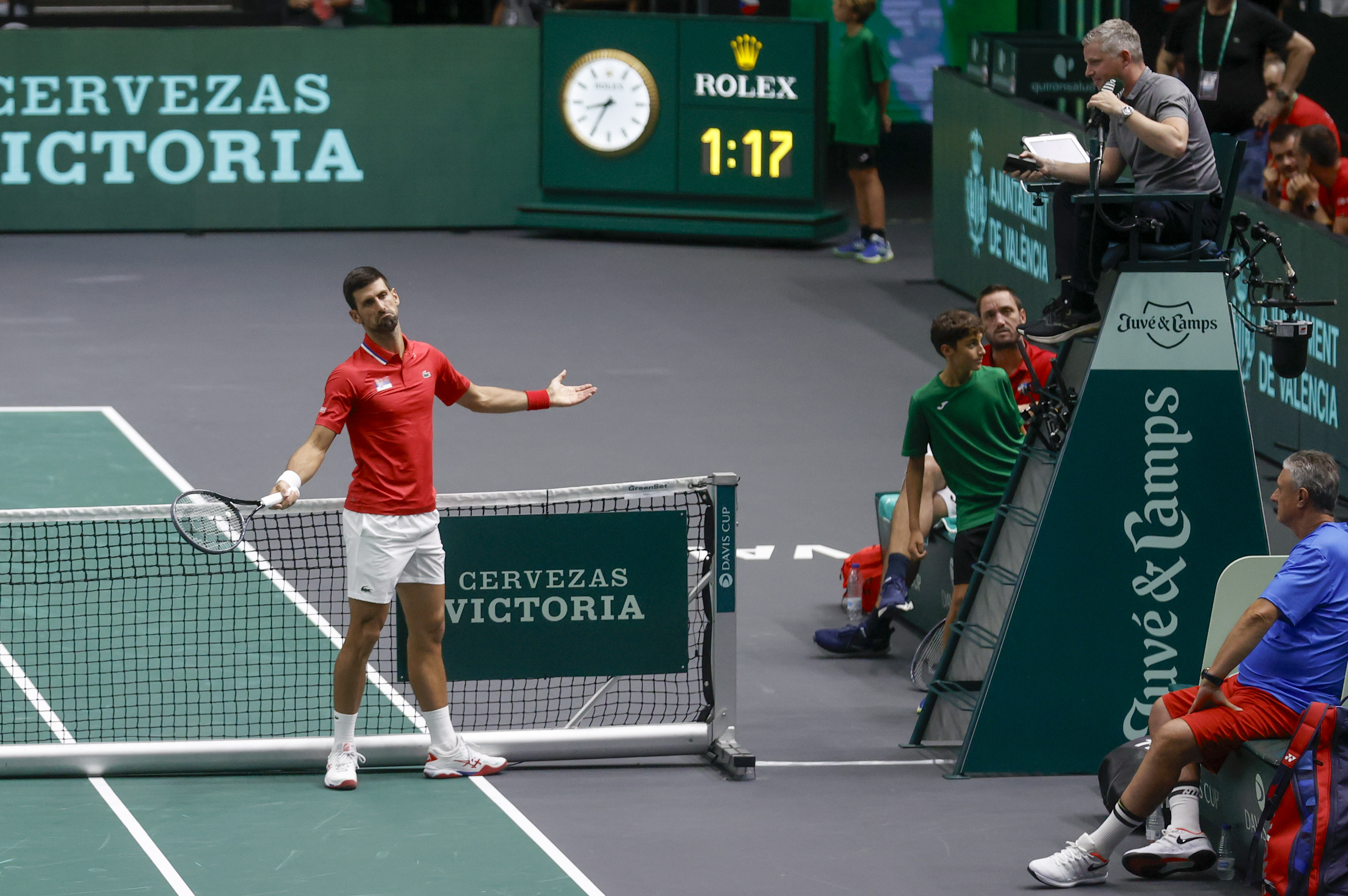 2023 Davis Cup Finals Group C - Serbia vs Czech Republic