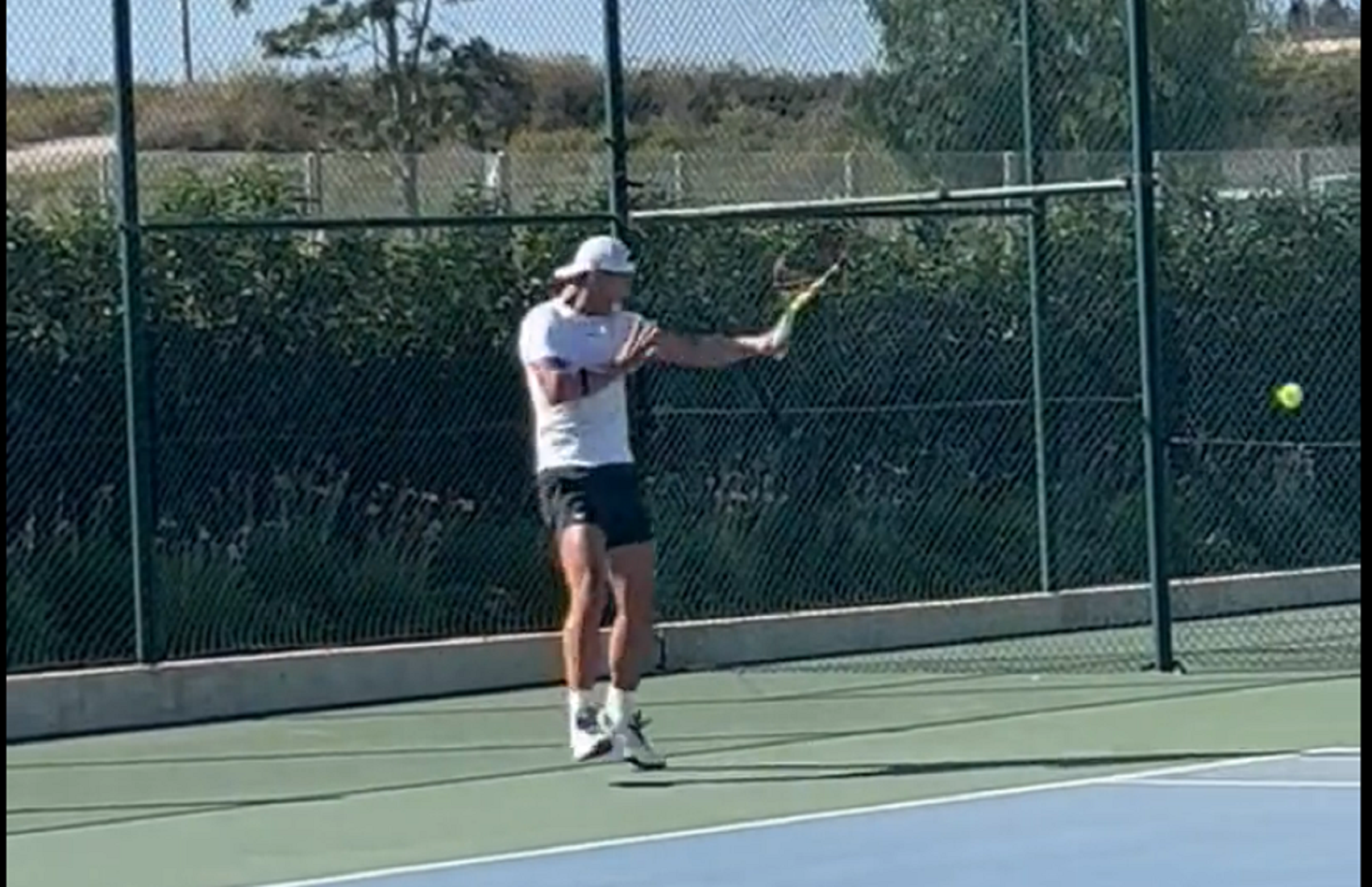 Rafael Nadal trening, Junajted kup