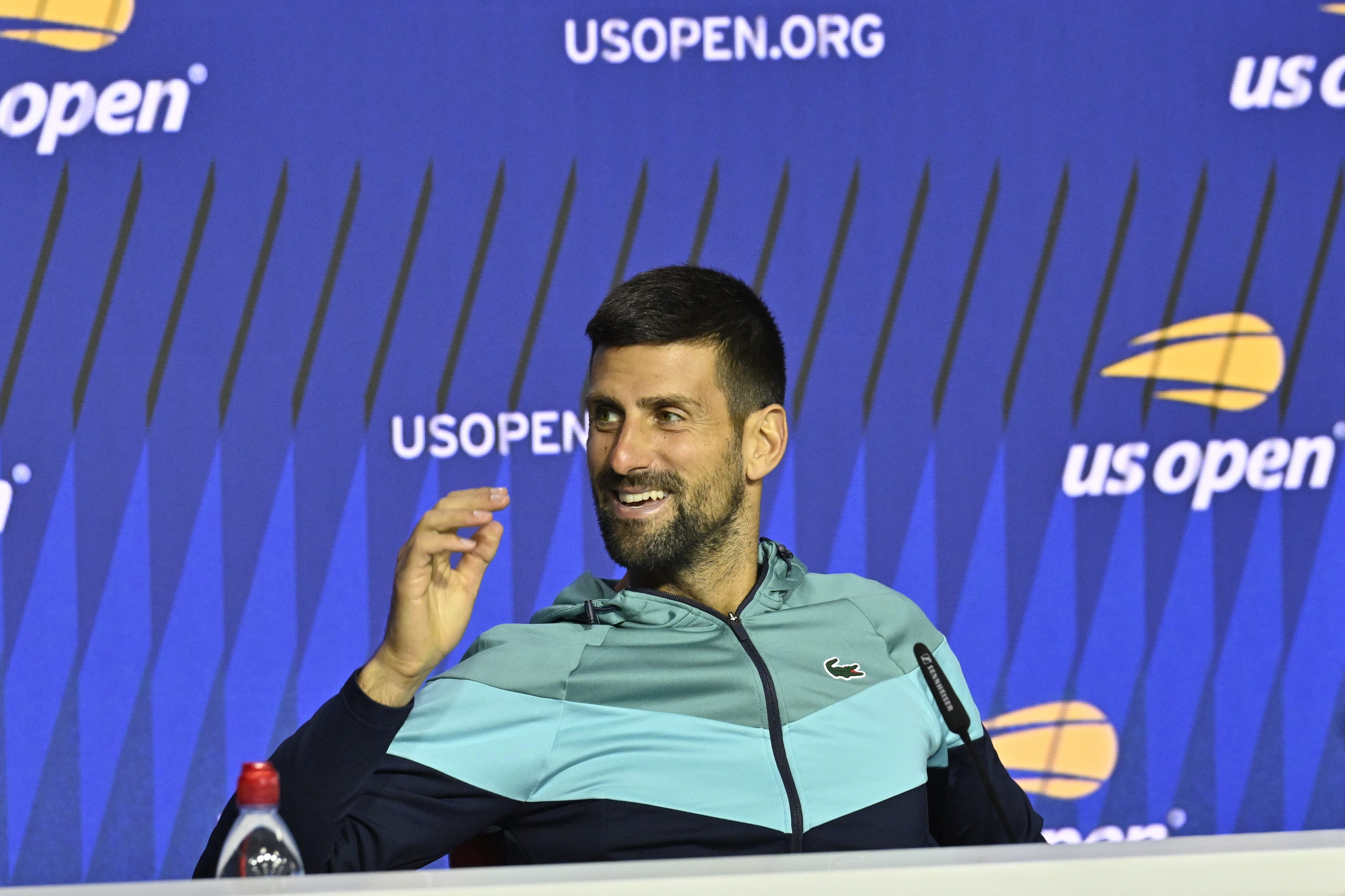 Tennis : Us Open 2023 - Novak Djokovic - Serbie,Image: 803913889, License: Rights-managed, Restrictions: , Model Release: no, Credit line: Chryslene Caillaud / Panoramic / Panoramic / Profimedia