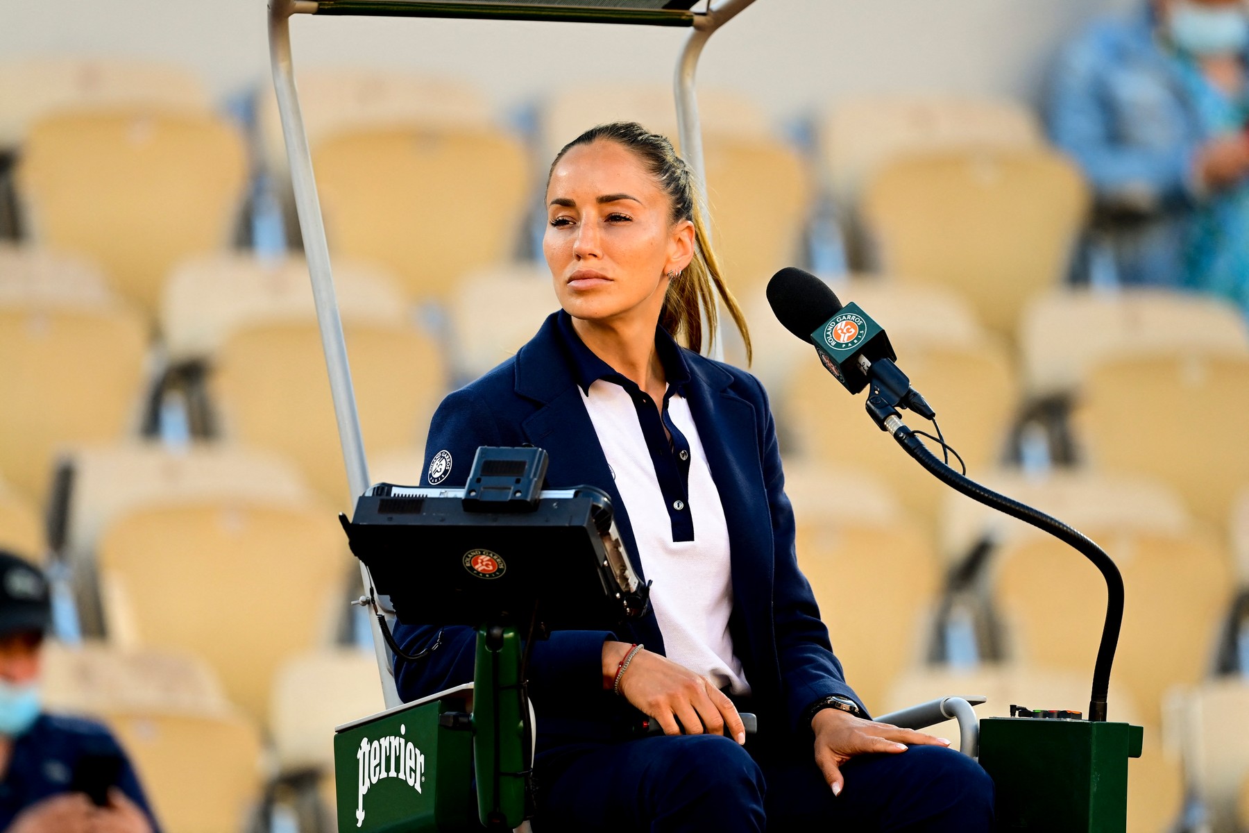 Roland Garros 2021 - L'arbitre de chaise Marijana Veljovic