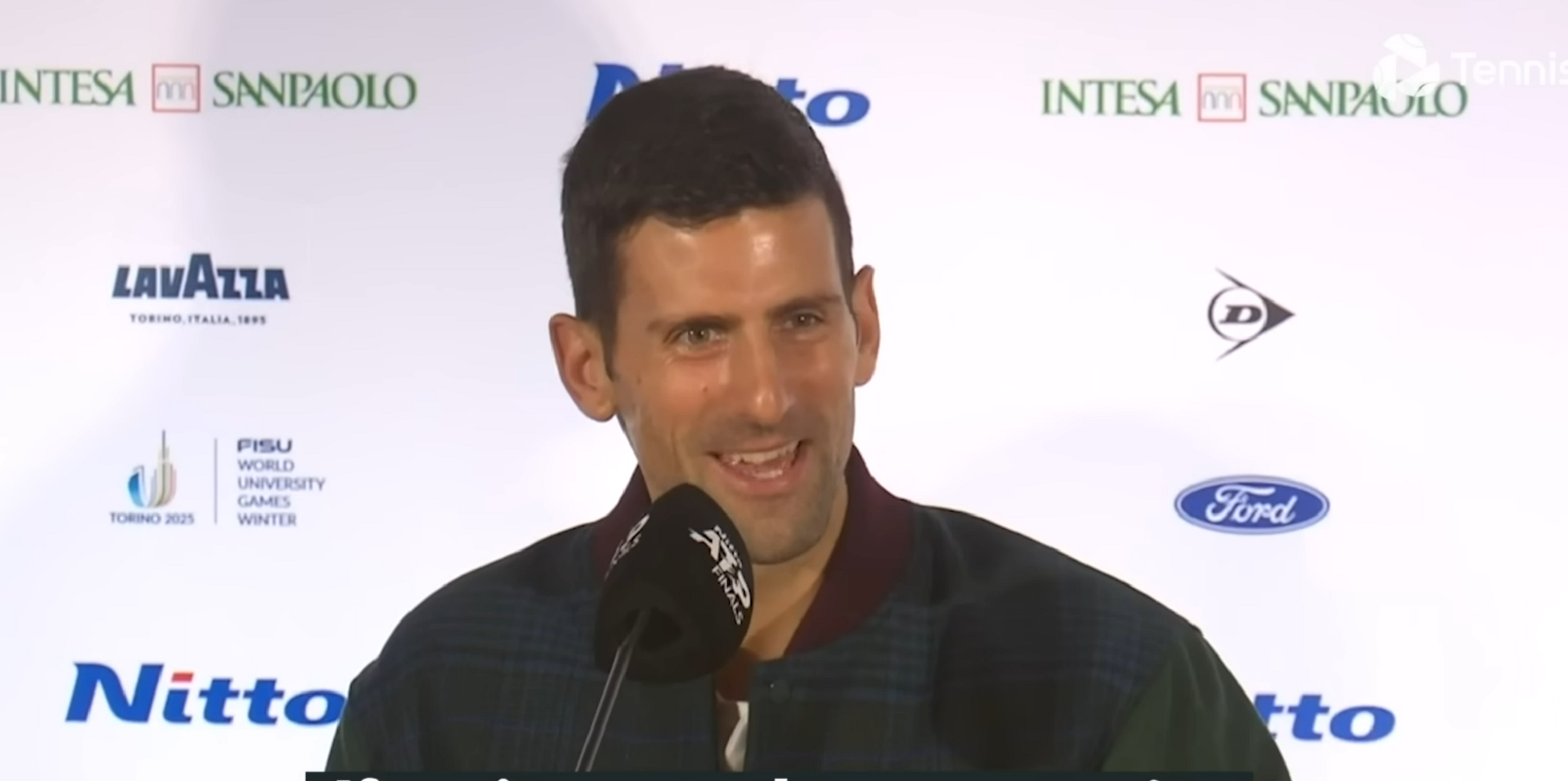 Novak Đoković smeh