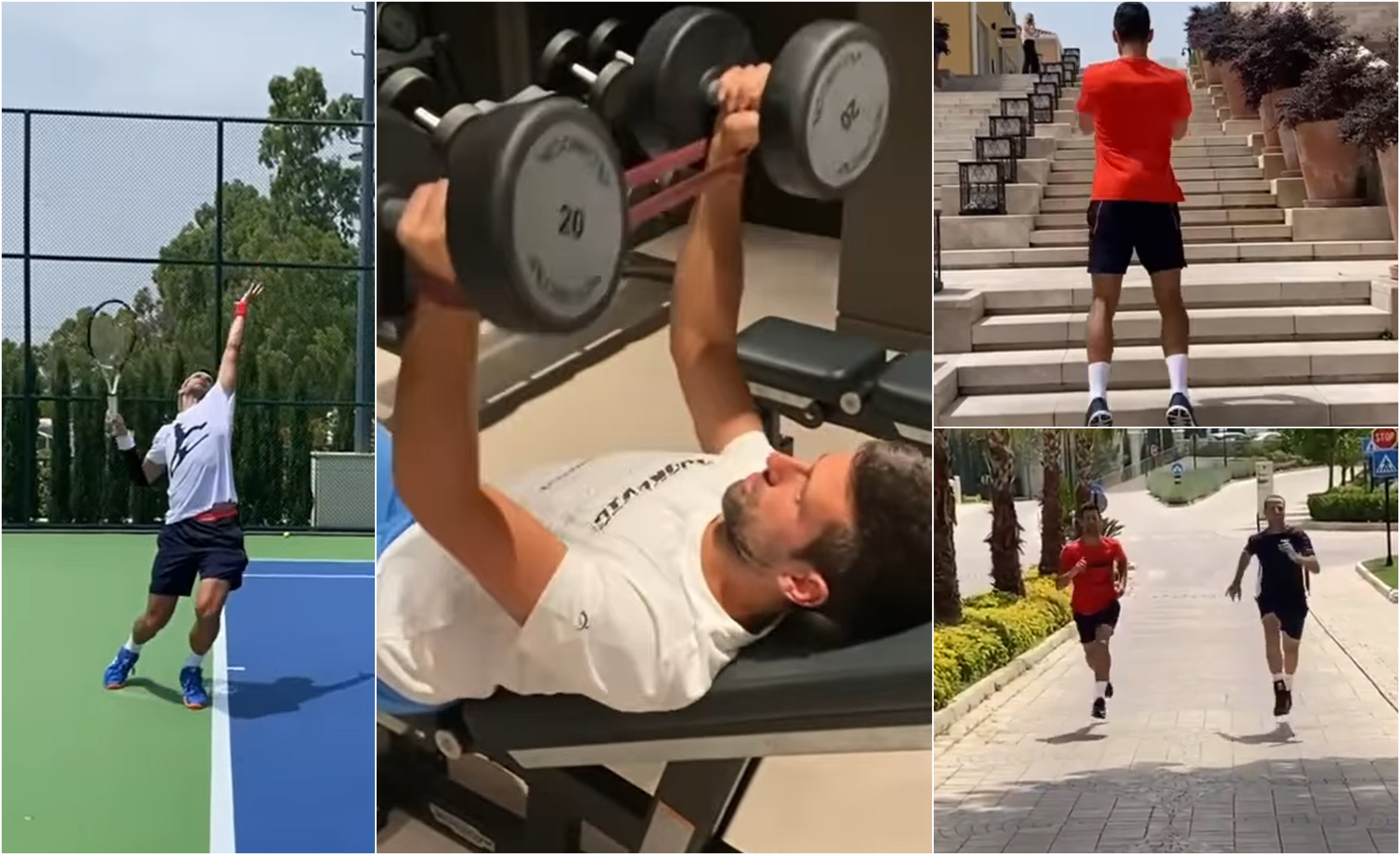 nole pripreme vimbldon