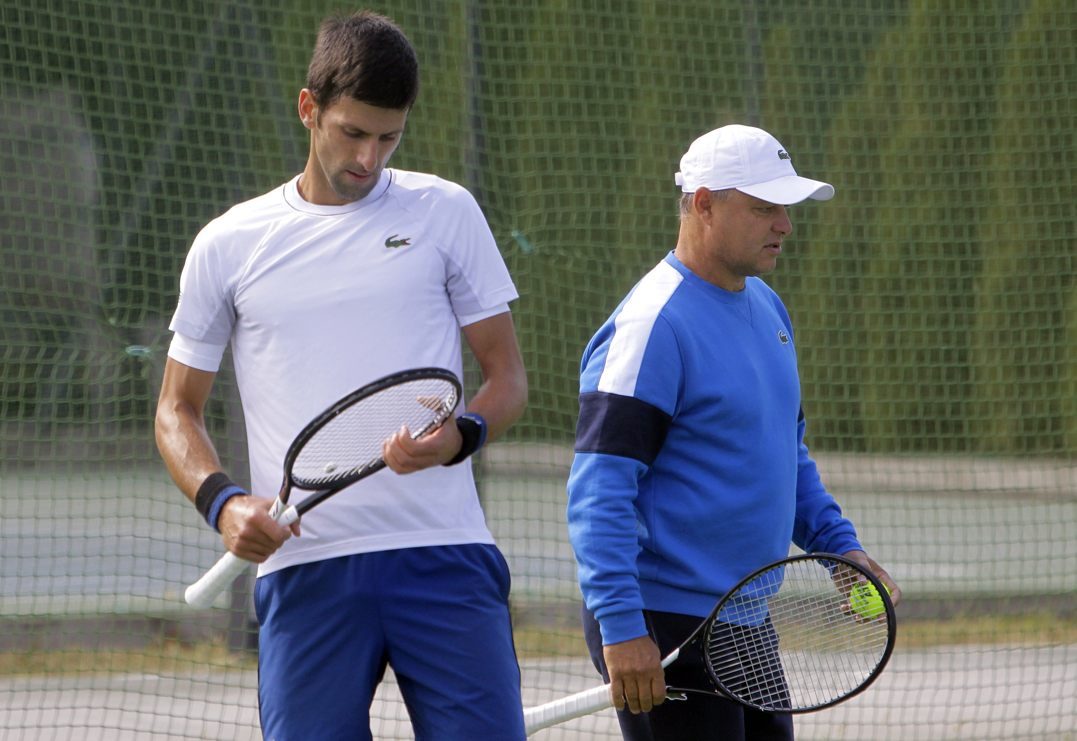 Novak Đoković i Marjan Vajda