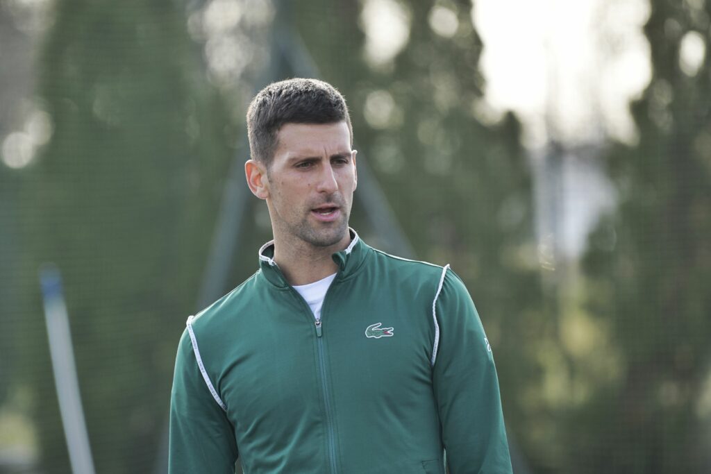 Beograd, 22.02.2023. Sportski centar Milan Gale Muškatirović, Teniski centar Novak, Novak Đoković trening Foto: Goran Srdanov/Nova.rs