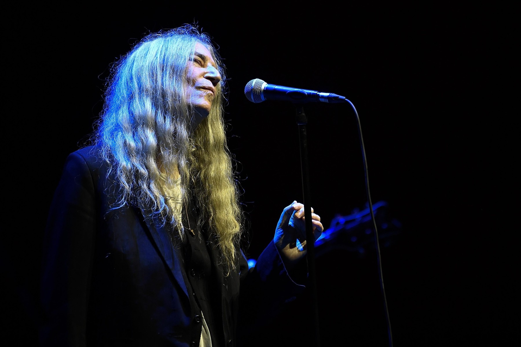 Patti Smith performs live in Rome