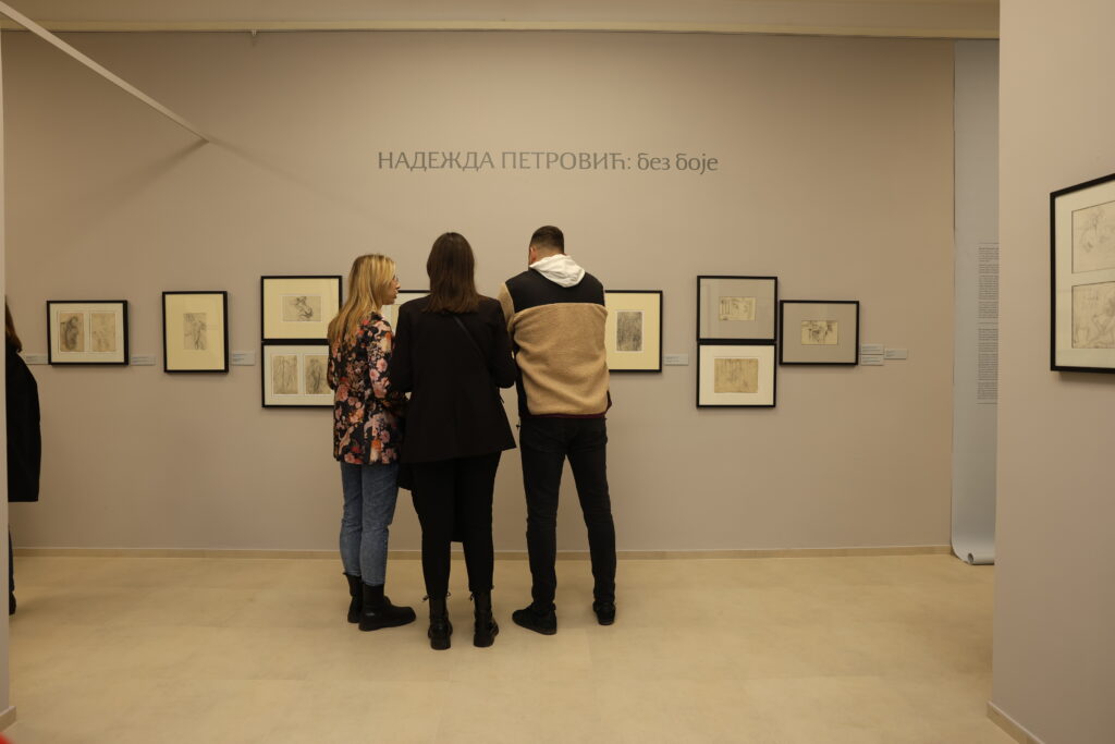 Izložba "Nadežda Petrović bez boje". Umetnička galerija "Nadežda Petrović" Foto: Bus plus produkcija