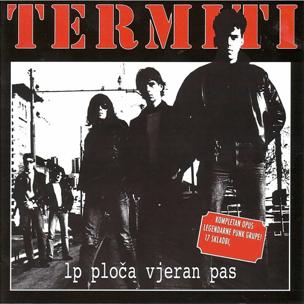 Termiti – “LP ploča Vjeran pas” (Dallas Records, prvo izdanje na kompakt disku 1996 – reizdanje Dallas
Records) Najbolje regionalna vinilna reizdanja 2023