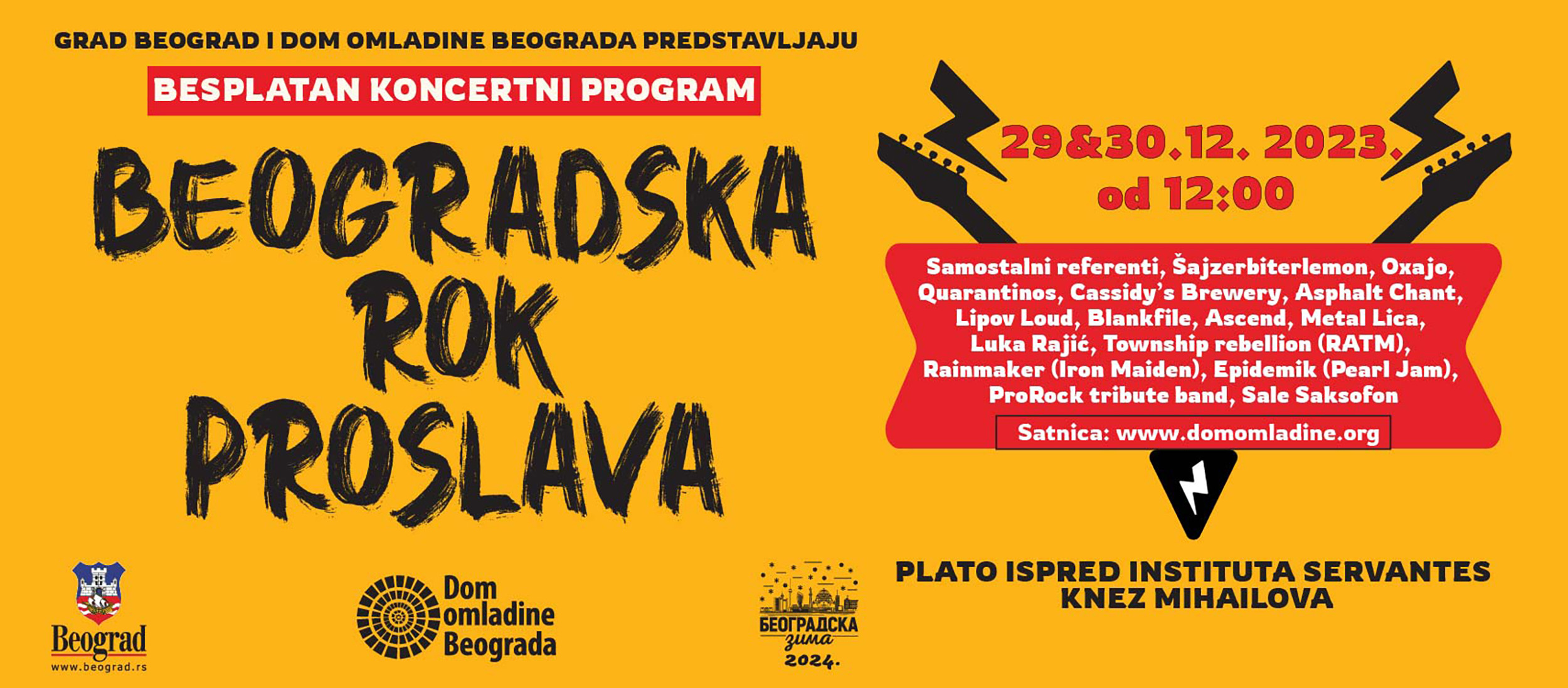 BEOGRADSKA ZIMA: BEOGRADSKA ROK PROSLAVA