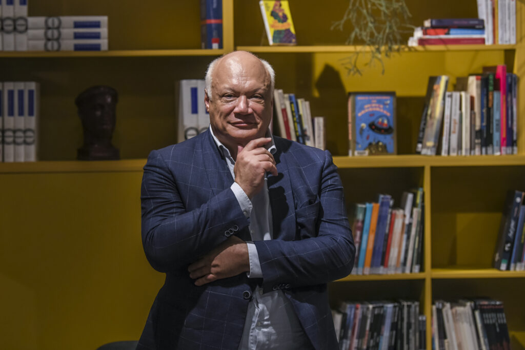 Beograd, 27.10.2023. Erik-Emanuel Šmit, pisac, Francuski kulturni centar Foto: Goran Srdanov/Nova.rs