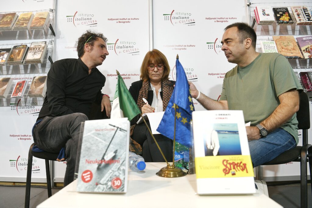 Beograd 28.10.2023. Mario Dezijati, pisac, intervju, Beogradski sajam knjiga Foto: Filip Krainčanić/Nova.rs