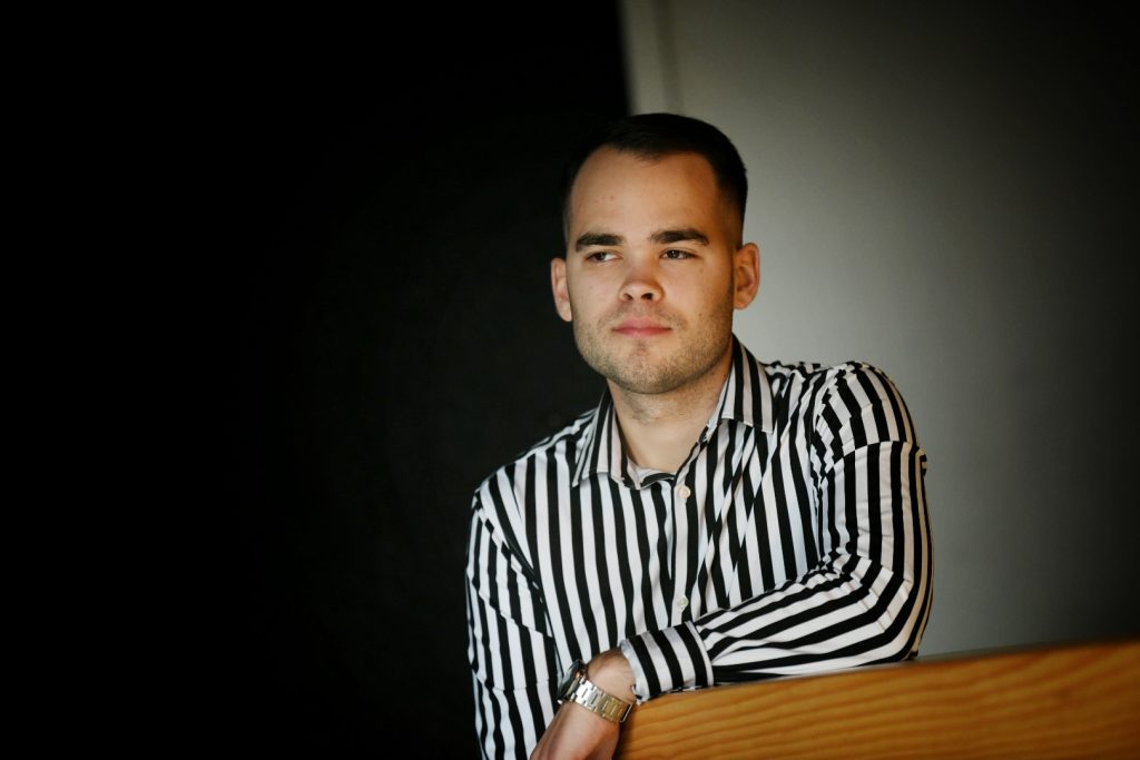 Beograd 08.12.2021. Patrik Lazić, reditelj, intervju. Najava premijere predstave Kamen, u režiji Patrika Lazića, u Beogradskom dramskom pozorištu, Beogradsko dramsko pozorište, predstava, Kamen, BDP Foto: Vesna Lalić/Nova.rs