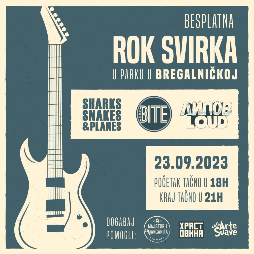 Besplatna rok svirka u parku u Bregalničkoj