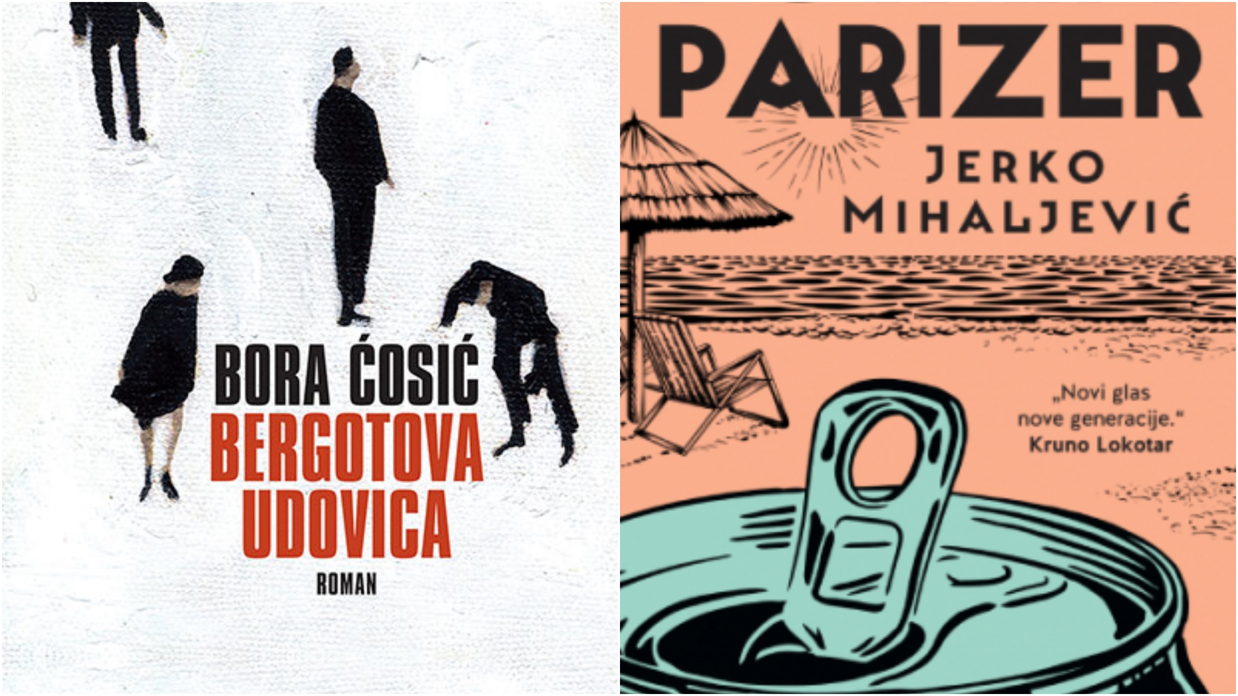 Jerko Mihaljević Putar i parizer / Bergotova udovica  Bora Ćosić knjige predlozi za citanje knjge