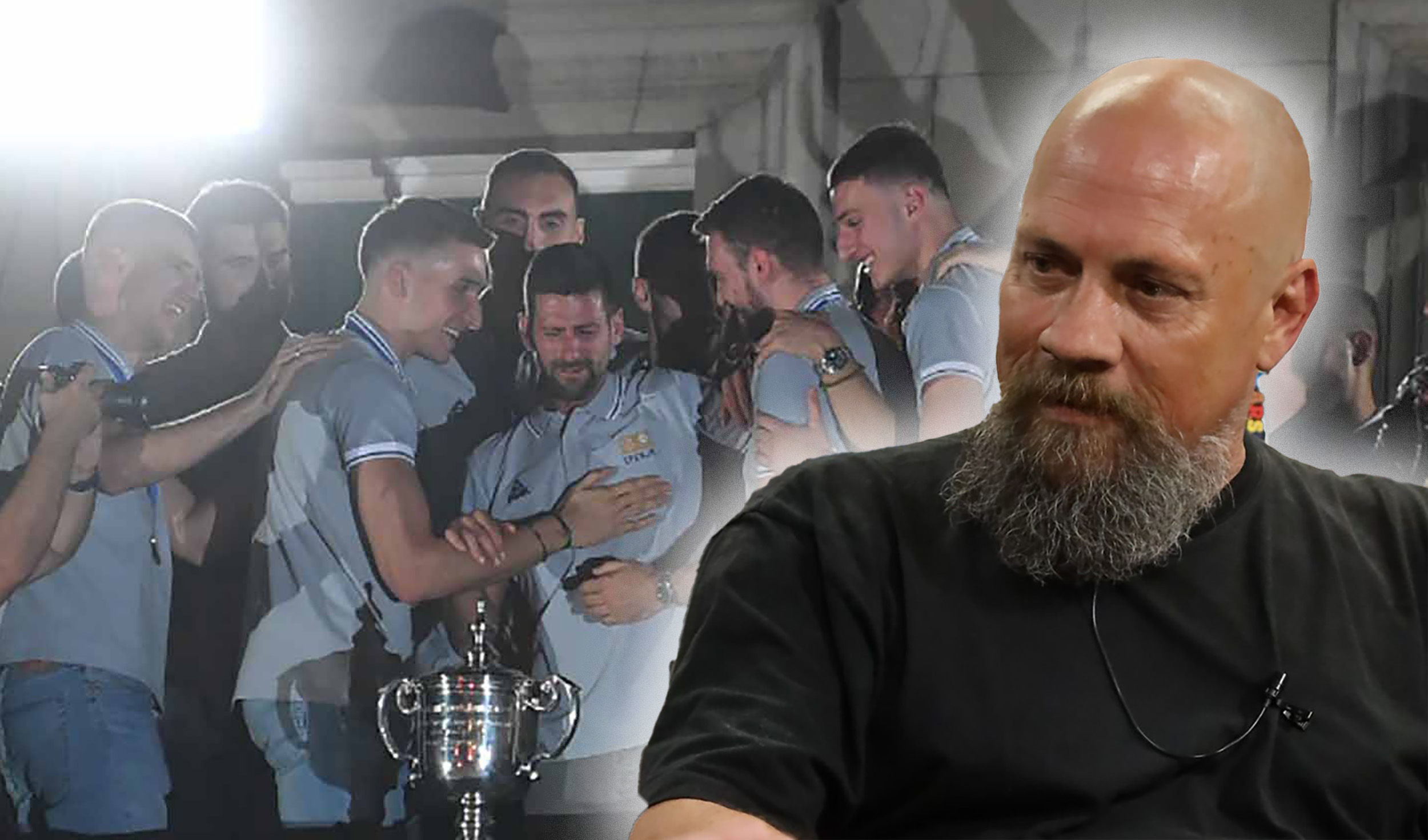 Doček košarkaša i Novaka Đokovića ispred zgrade Skupštine grada balkon,, Boris Dežulović kombo