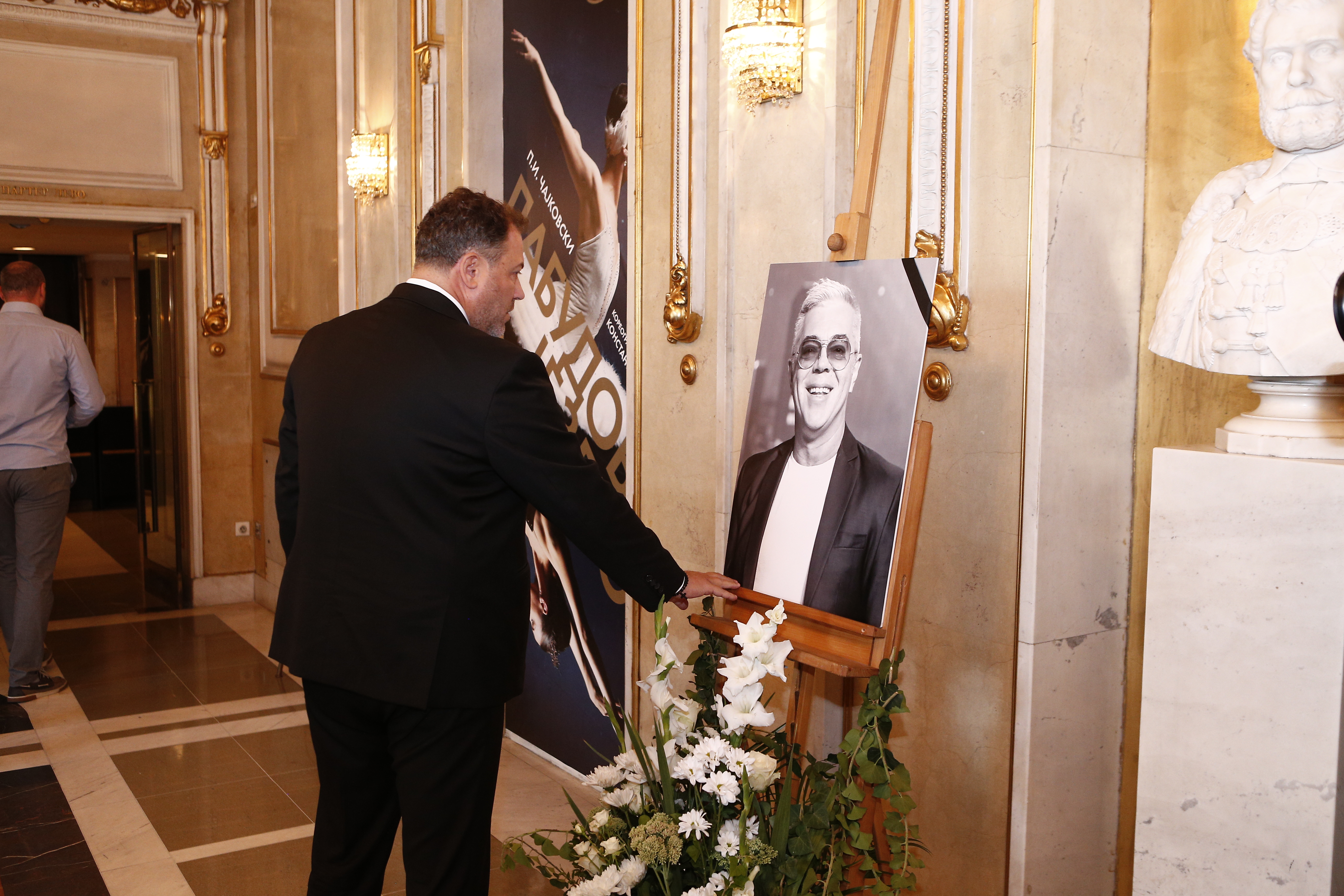 Beograd 27.09.2023. Komemoracija reditelju Jagošu Markoviću u Nardonom pozorištu u Beogrdu Foto: Amir Hamzagić/Nova.rs