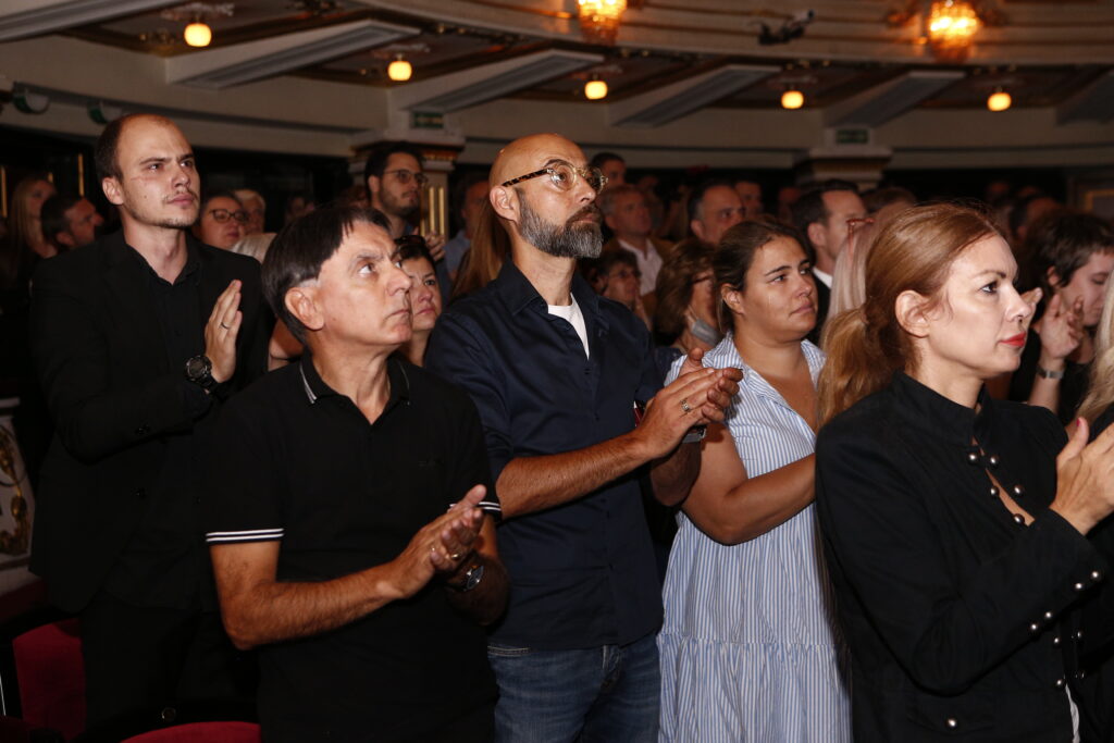 Beograd 27.09.2023. Komemoracija reditelju Jagošu Markoviću u Nardonom pozorištu u Beogrdu Foto: Amir Hamzagić/Nova.rs