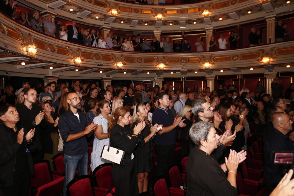 Beograd 27.09.2023. Komemoracija reditelju Jagošu Markoviću u Nardonom pozorištu u Beogrdu Foto: Amir Hamzagić/Nova.rs