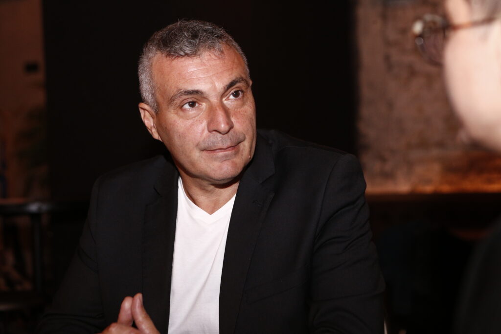 Beograd, 25.09.2023. Mts dvorana, Opera "Andre Šenije" biće izvedena u produkciji MTS Dvorane, KZŠ, Konferencija za medije pred izvođenje opere Andre Šenije Umberto Đordano,Marčelo Motadeli  dirigent Foto: Amir Hamzagić/Nova.rs