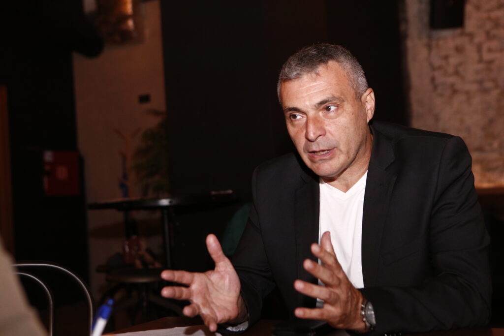 Beograd, 25.09.2023. Mts dvorana, Opera "Andre Šenije" biće izvedena u produkciji MTS Dvorane, KZŠ, Konferencija za medije pred izvođenje opere Andre Šenije Umberto Đordano,Marčelo Motadeli  dirigent Foto: Amir Hamzagić/Nova.rs