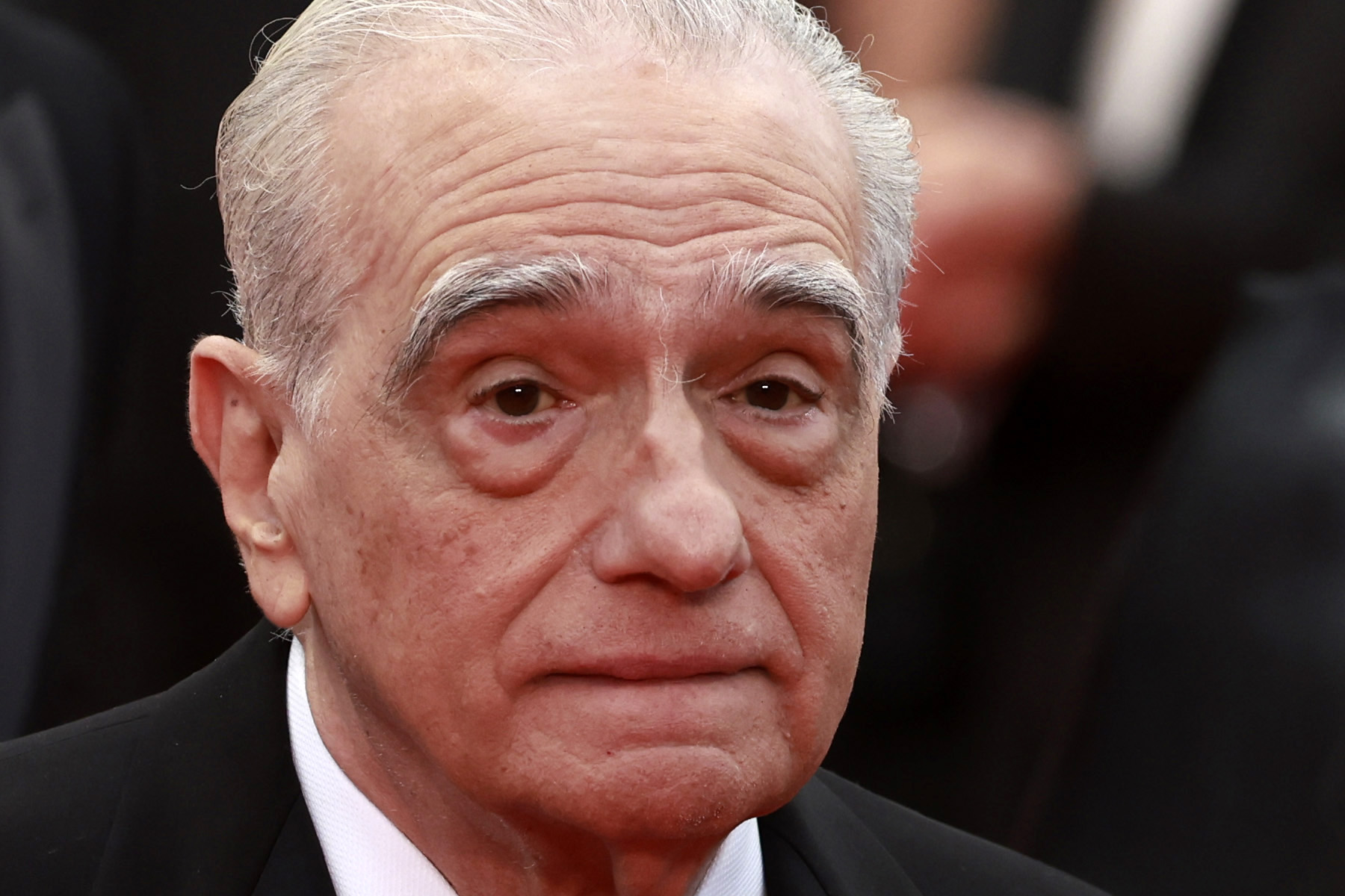 epa10641886 Director Martin Scorsese arrives for the screening of 'Killers of the Flower Moon' during the 76th annual Cannes Film Festival, in Cannes, France, 20 May 2023. The festival runs from 16 to 27 May.  EPA-EFE/GUILLAUME HORCAJUELO