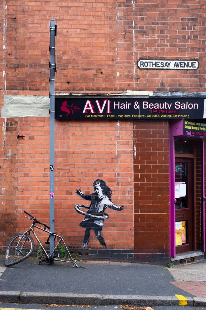Potential Banksy artwork seen in Nottingham,Image: 564203896, License: Royalty-free, Restrictions: , Model Release: no, Credit line: Cosmo Hook / Alamy / Alamy / Profimedia