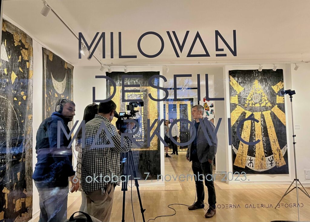 Milovan Destil Marković, izložba, Moderna galerija Beograd Foto: PREVENTER