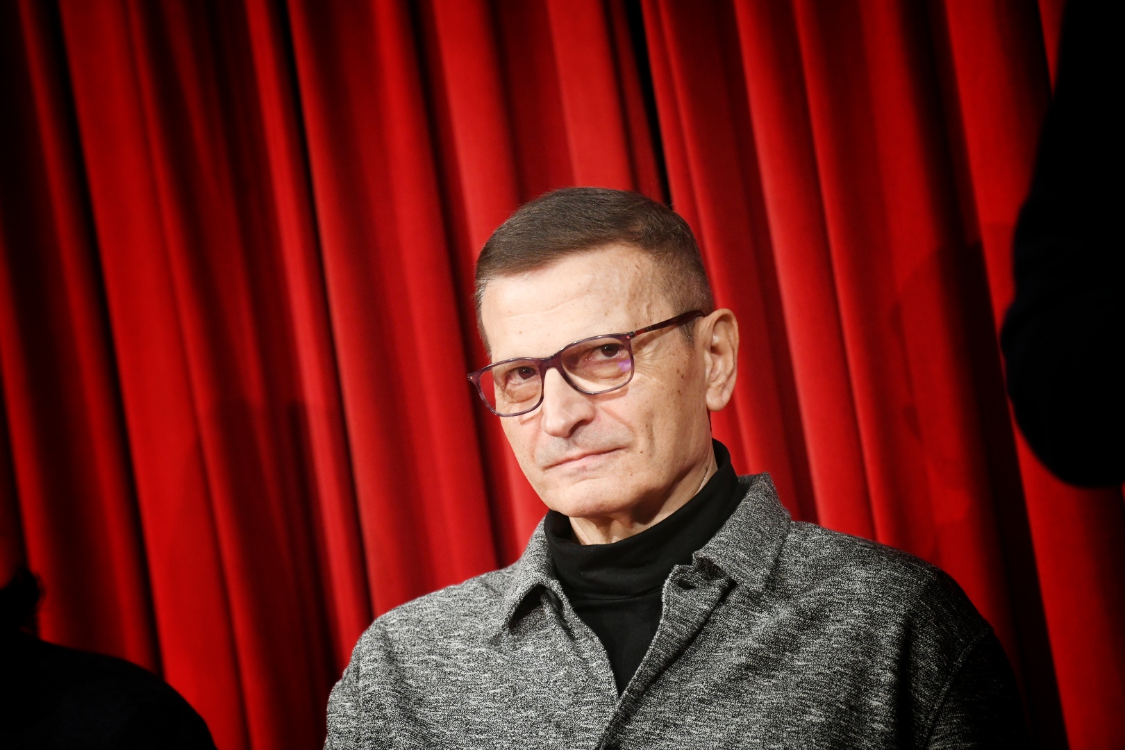 Beograd 10. oktobar 2023. Konferencija za medije povodom premijere mjuzikla "Žene na ivici nervnog sloma" prema istoimenom filmu Pedra Almodovara, u režiji Nebojše Bradića u Pozorištu na Terazijama Foto:Vesna Lalić/Nova.rs