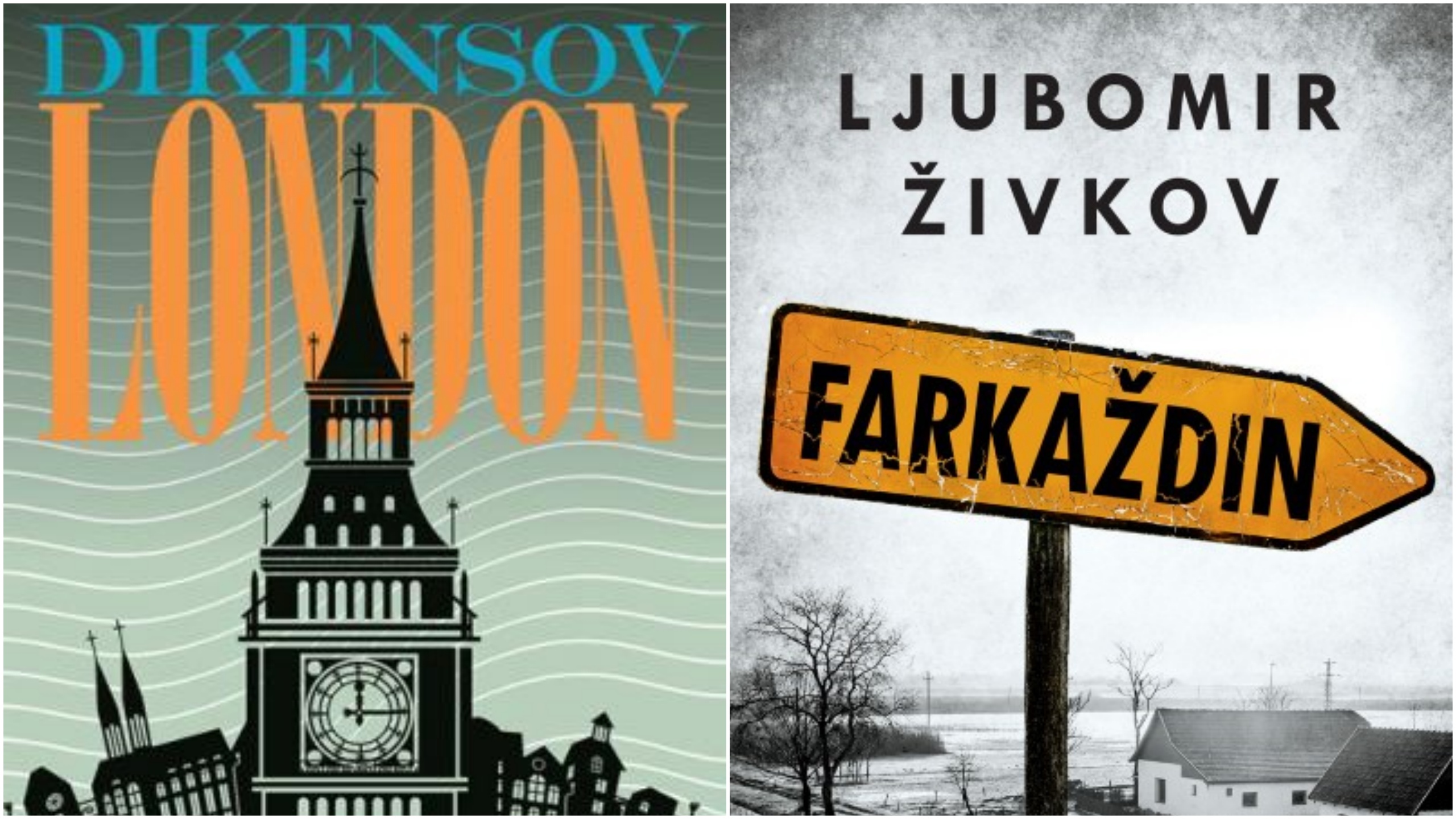 Dikensov London, Ljubomir Živkov, Farkaždin, korice, knjige, kombo Foto:  Promo