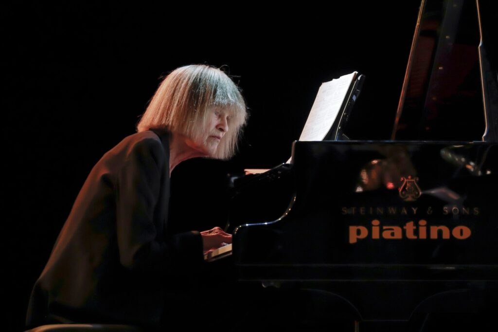 Carla Bley, pianist leader
Turin Jazz Festival, Italy - 28 Apr 2018,Image: 370156708, License: Rights-managed, Restrictions: , Model Release: no, Credit line: Renato Valterza/AGF / Shutterstock Editorial / Profimedia
