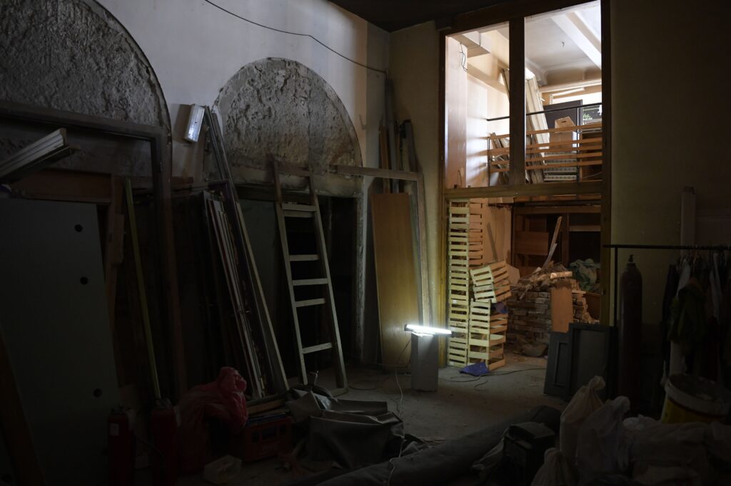 Beograd 20.03.2023. Pozorište Boško Buha, konferencija za novinare, rekonstrukcija, renoviranje, odlaganje, odugovlačenje radova, glumci, kzn, kzš Foto: Goran Srdanov/Nova.rs