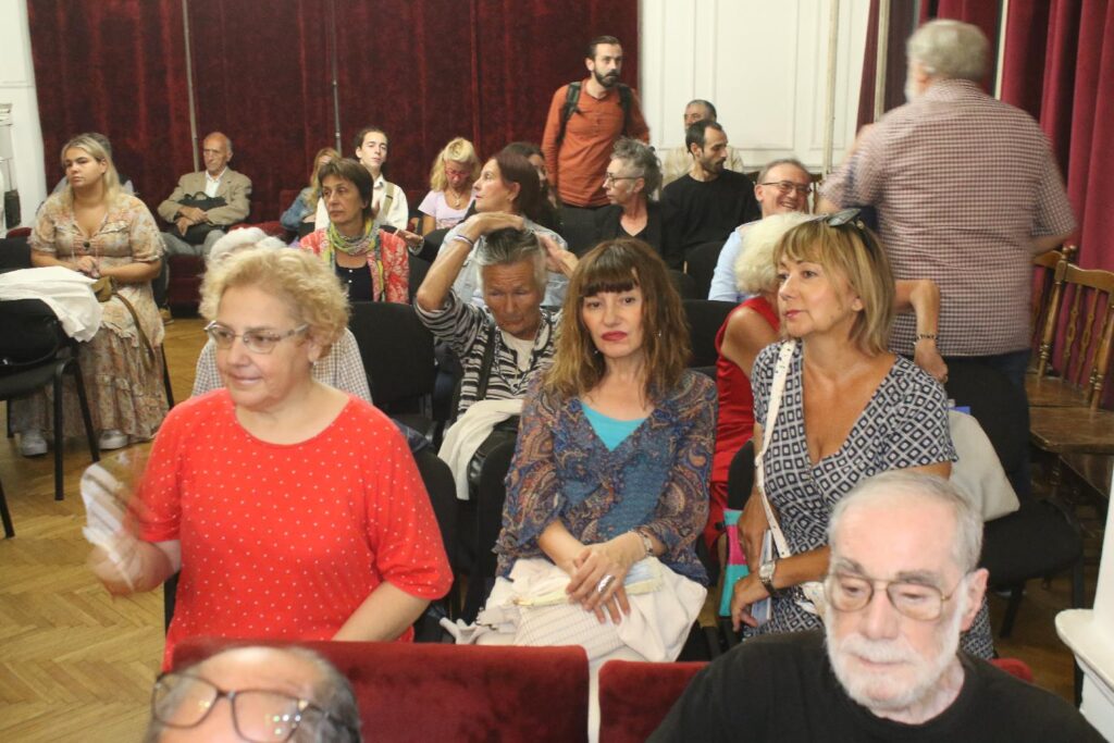 Beograd 04.09.2023. KULTURA - komemorativni skup "Sećanje na Davida", povodom smrti pisca Davida Albaharija, Srpsko književno društvo  Foto: FoNet/Zoran Mrđa