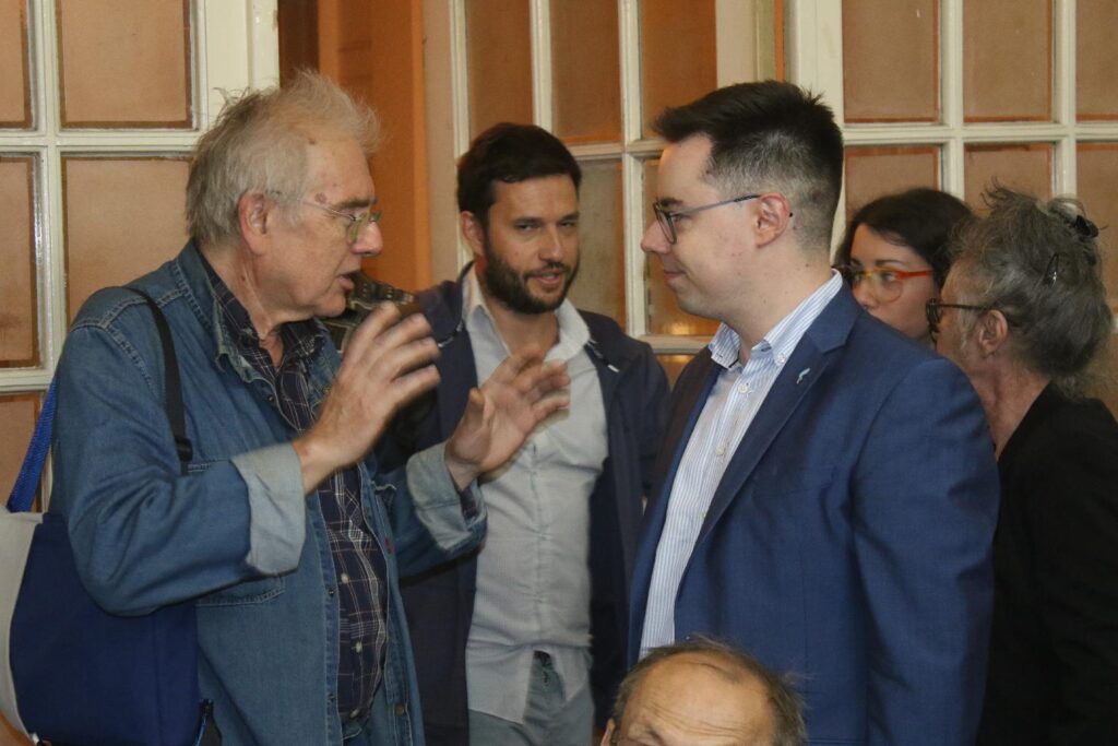 Beograd 04.09.2023. KULTURA - komemorativni skup "Sećanje na Davida", povodom smrti pisca Davida Albaharija, Srpsko književno društvo  Foto: FoNet/Zoran Mrđa