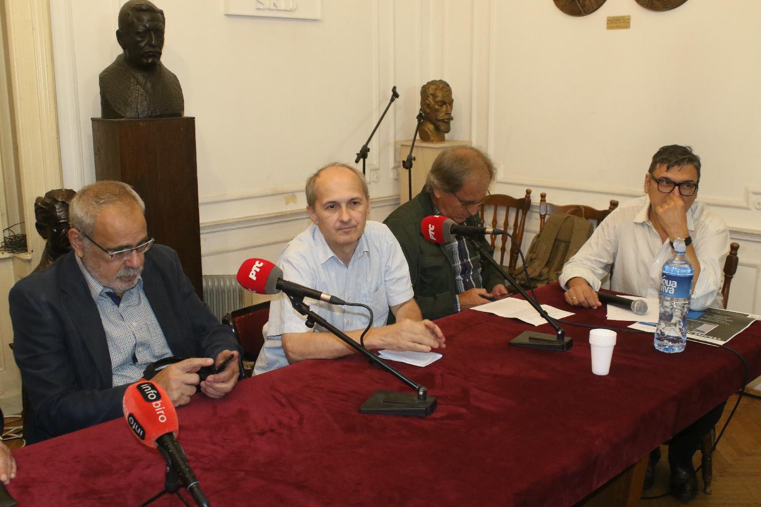 Beograd 04.09.2023. KULTURA - komemorativni skup "Sećanje na Davida", povodom smrti pisca Davida Albaharija, Srpsko književno društvo  Foto: FoNet/Zoran Mrđa