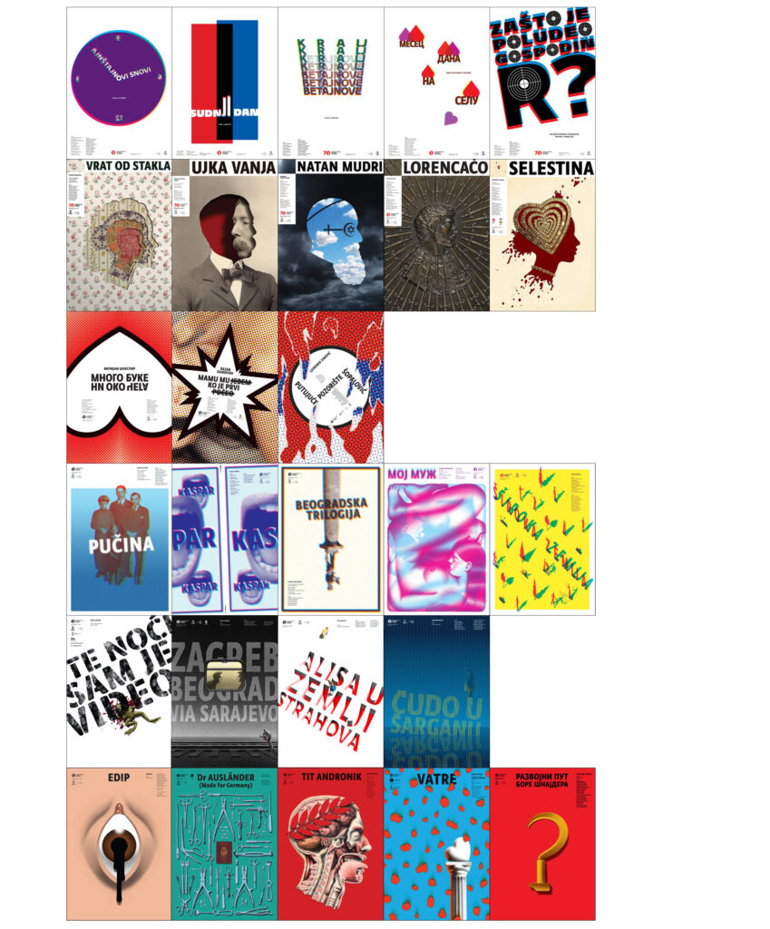 Plakati Mirka Ilića
Jugoslovensko dramsko pozorište