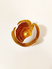 Fragilnost percepcije ljudskog bića, transponovana u ambivalentna likovna dela koja nas podsećaju na ljuskice sa jezgrima u kojima se rađa nešto prisno, čudesno i životno -  lajt motiv je izložbe "Jezgro" beogradske umetnice Milice Rakonjac.