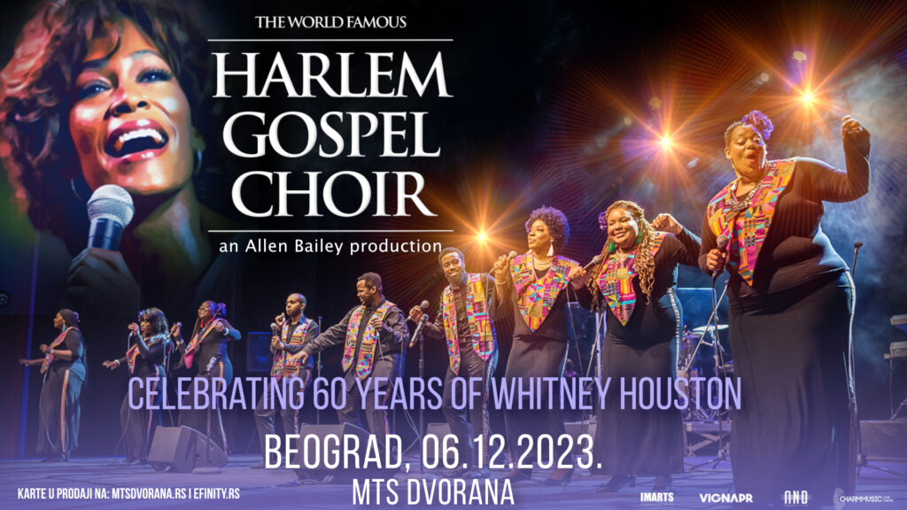 Harlem Gospel Hor koncert posvećen Vitni Hjuston 6. decembra u MTS Dvorani