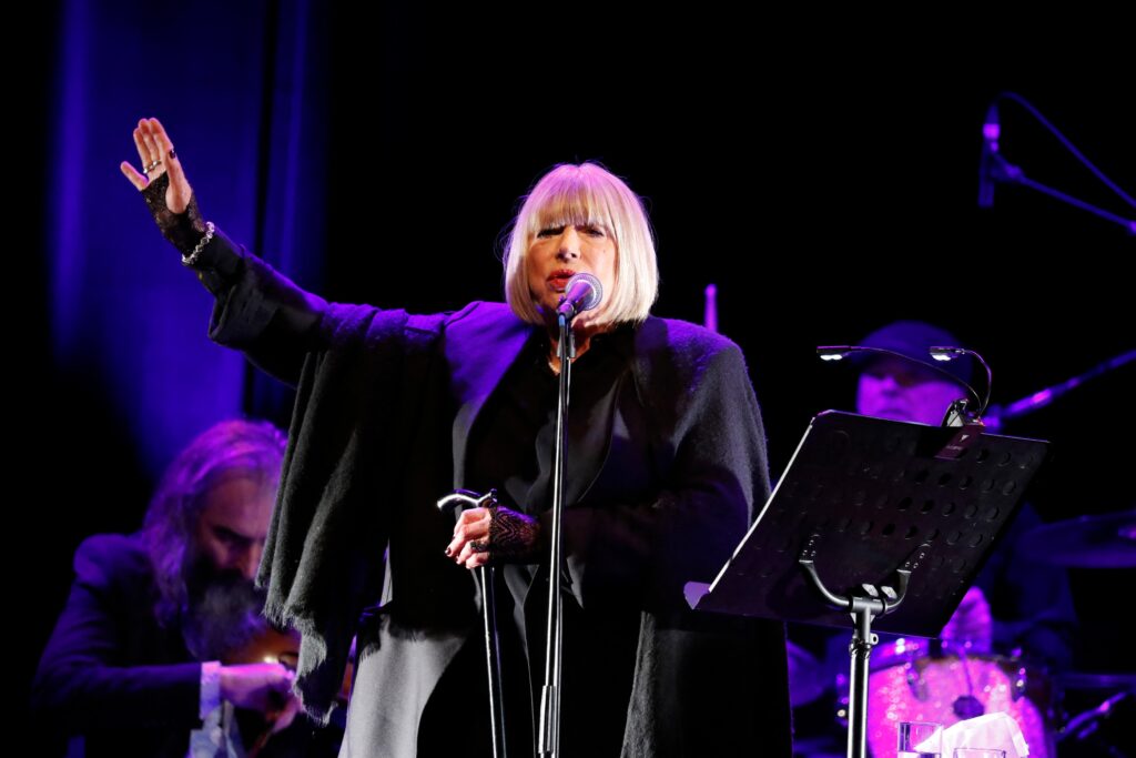 British singer Marianne Faithfull performs at the Bataclan concert hall in Paris on November 25, 2016.,Image: 306763415, License: Rights-managed, Restrictions: , Model Release: no, Credit line: FRANCOIS GUILLOT / AFP / Profimedia