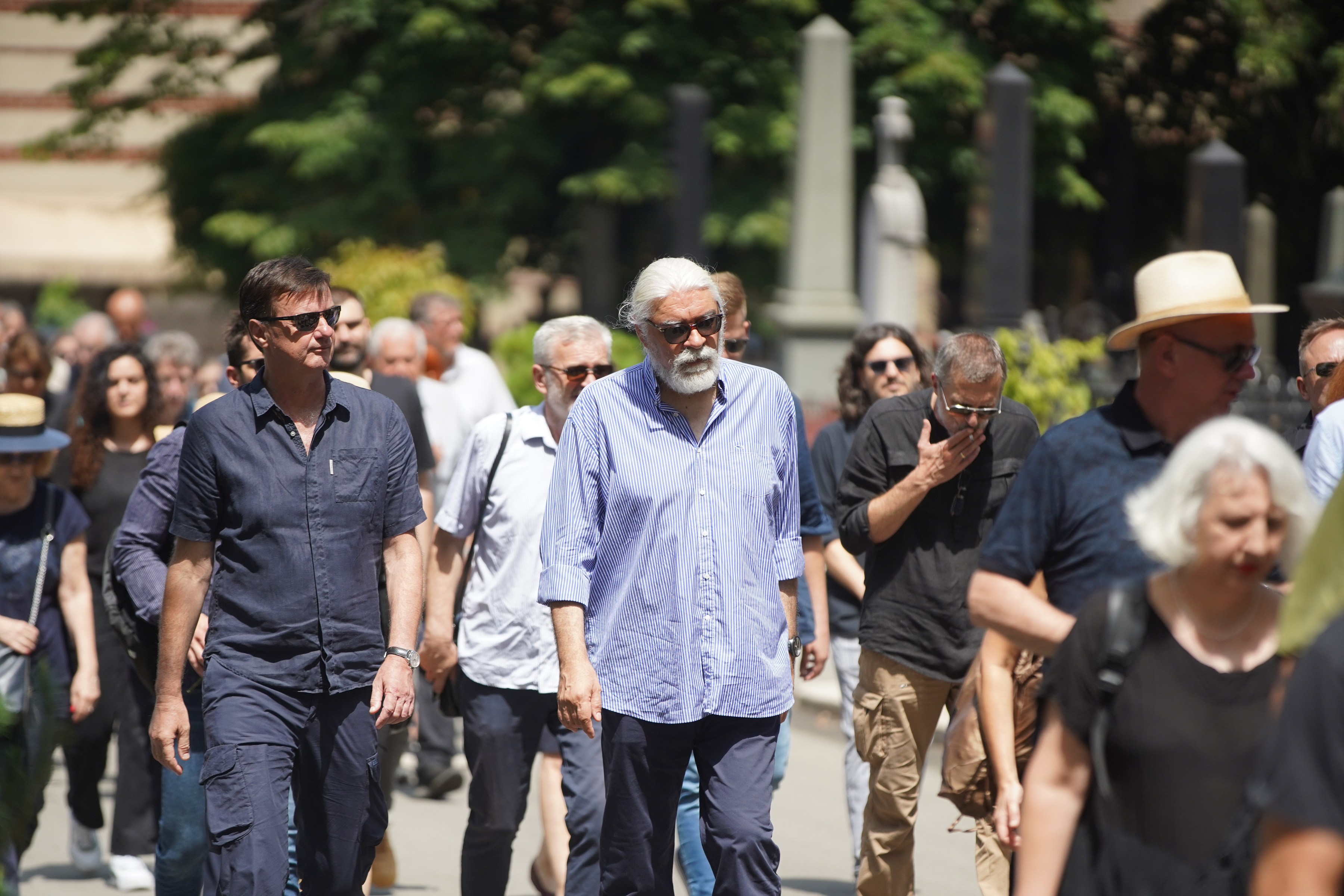 The funeral of screenwriter and director Srdjan Koljevic at the New Cemetery.Sahrana scenariste i reditelja Srdjanu Koljevicu na Novom groblju.