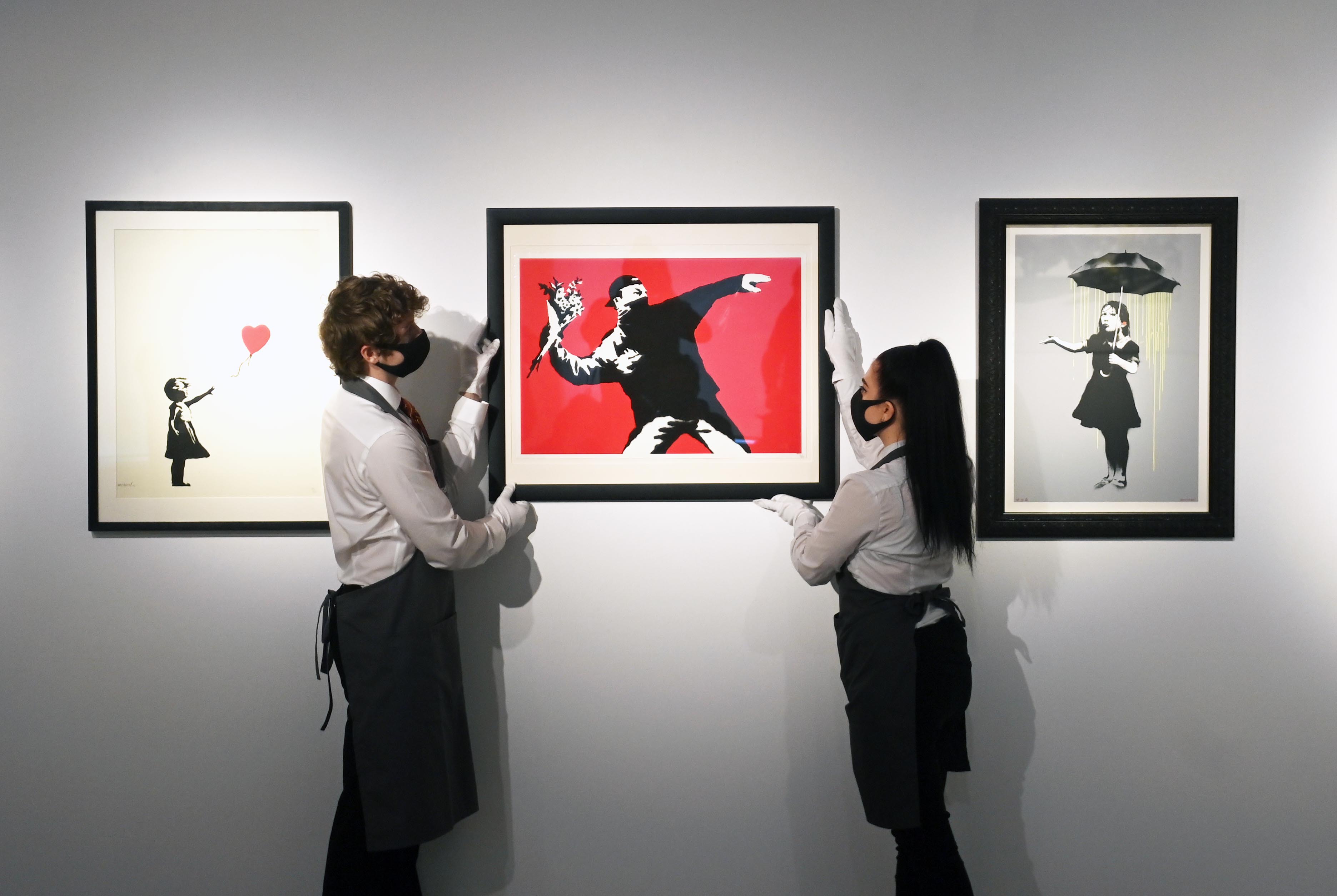 Prints and Multiples and Banksy auction in London